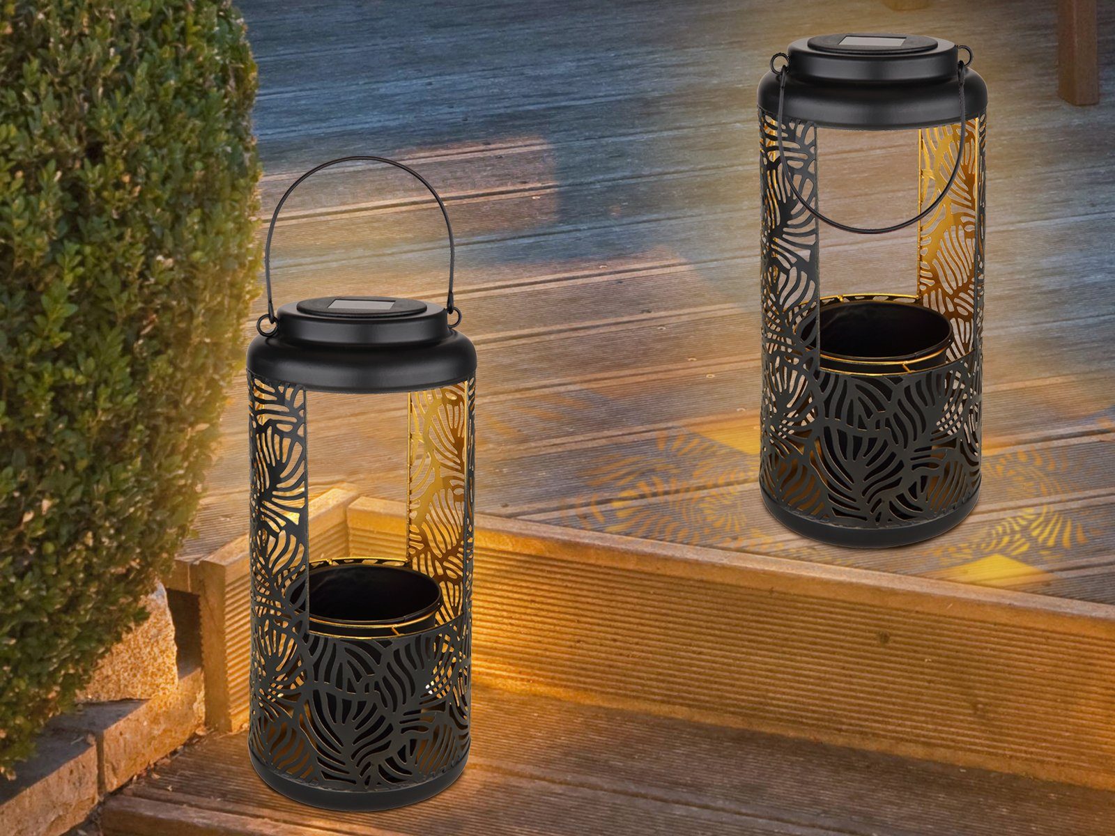 GLOBO LIGHTING LED Solarleuchte, Tageslichtsensor, LED günstig online kaufen