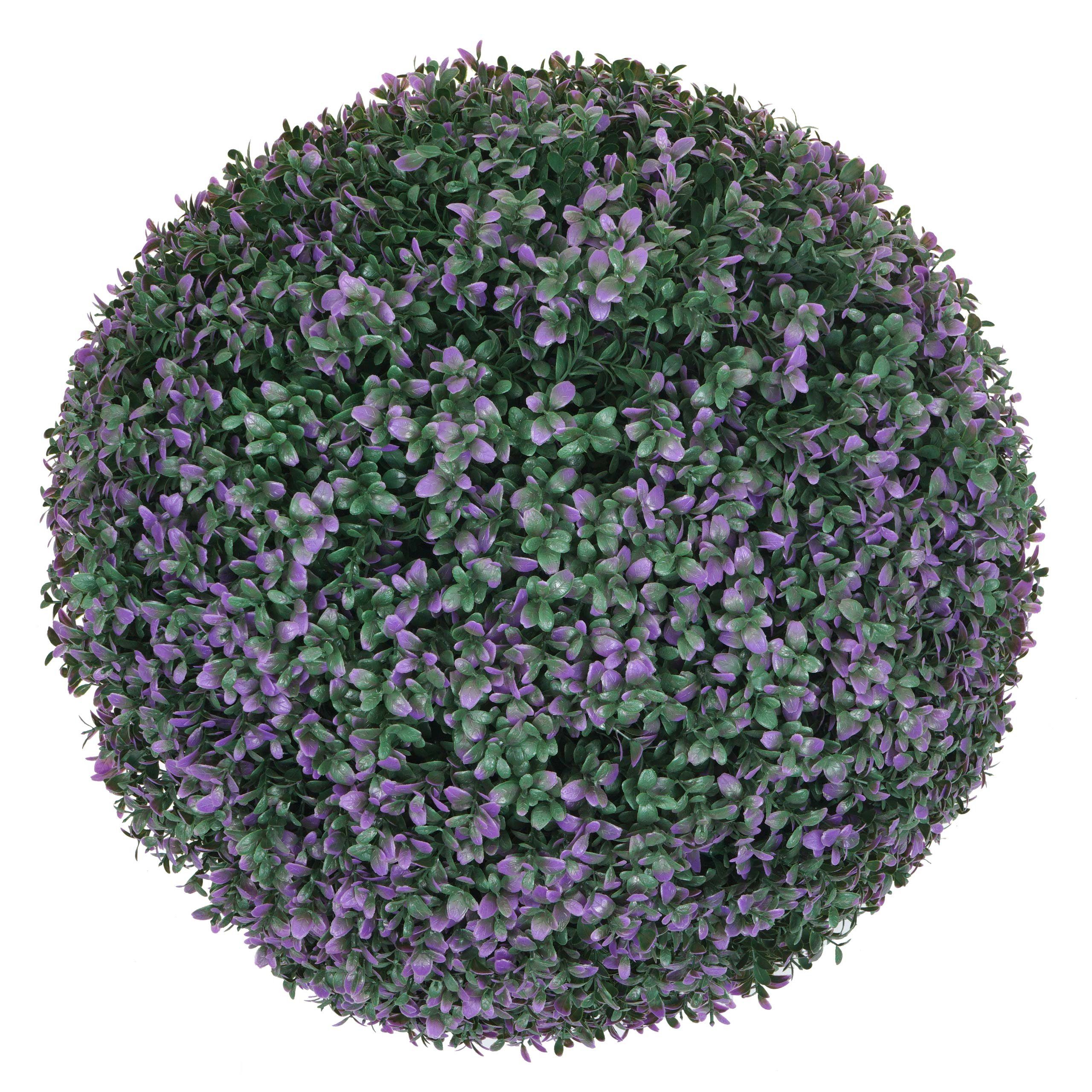 Kunstbaum MCW-L77, MCW, Höhe 55 cm, UV- und witterungsbeständig grün, lila
