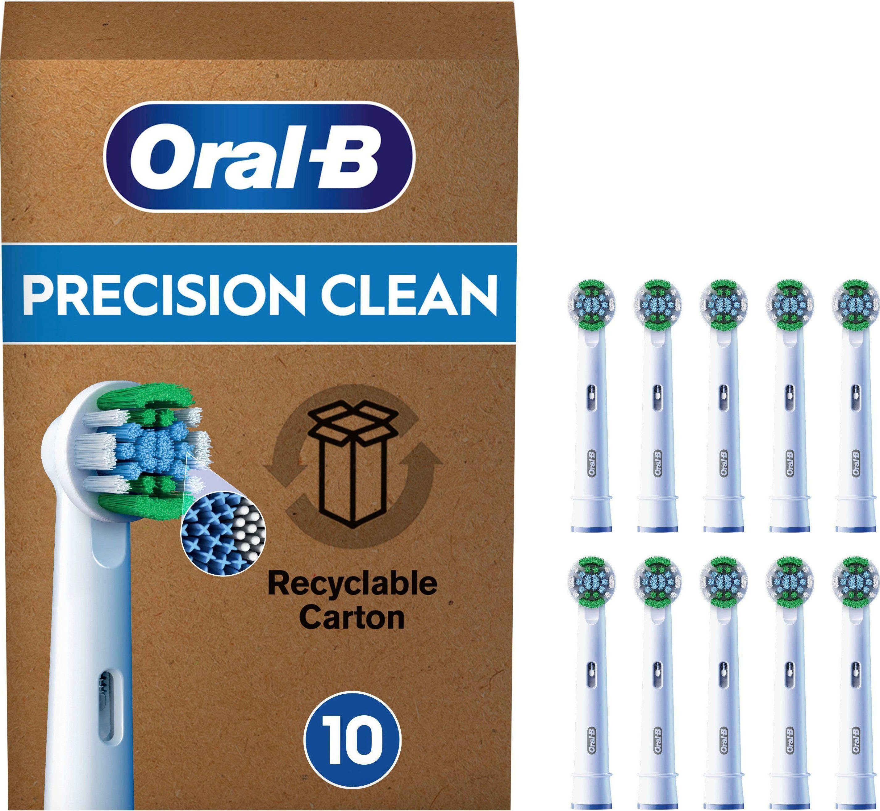 Oral-B Aufsteckbürsten Pro Precision Clean, X-förmige Borsten