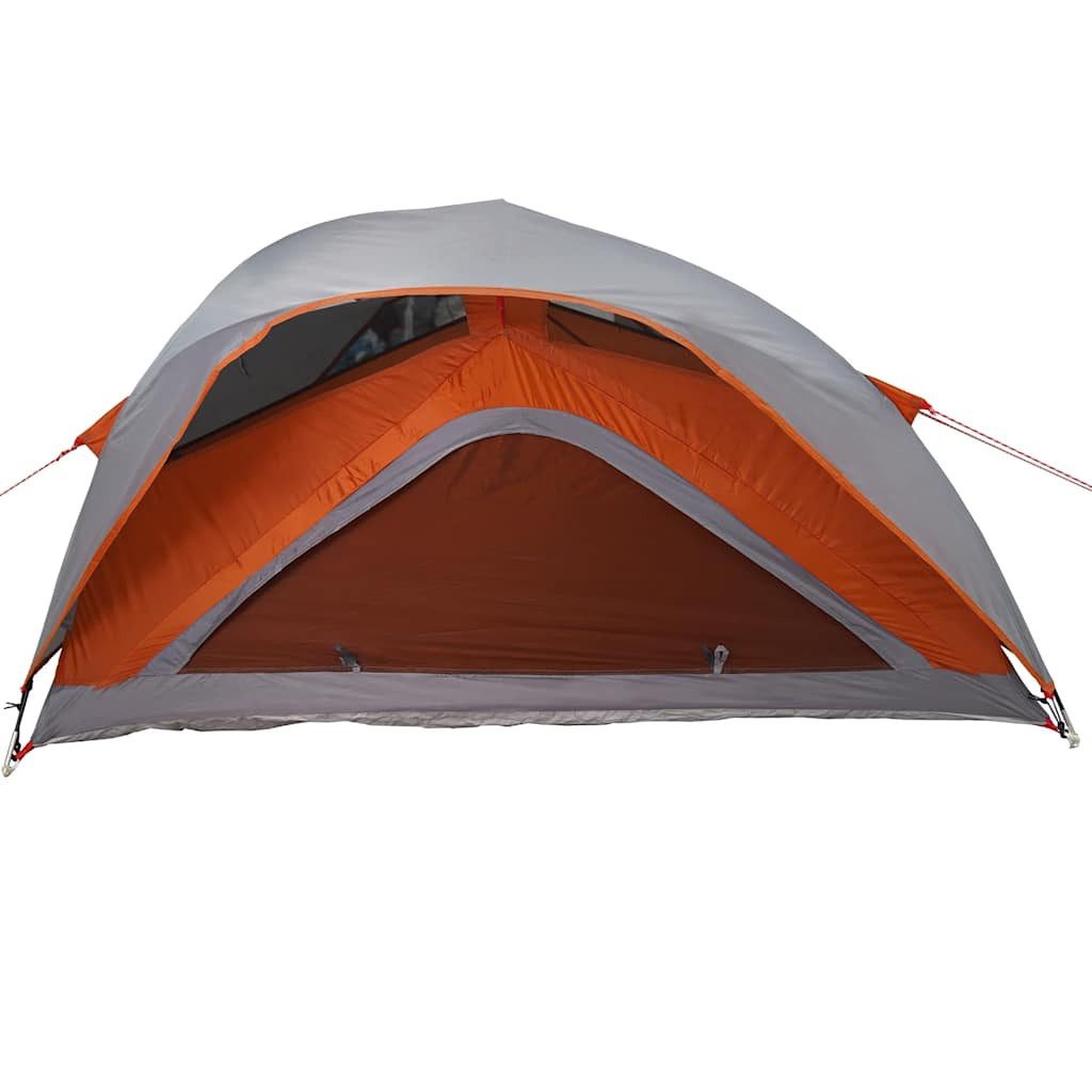 furnicato Faltzelt Campingzelt 213x84x100 cm Grau-Orange, (1 tlg)