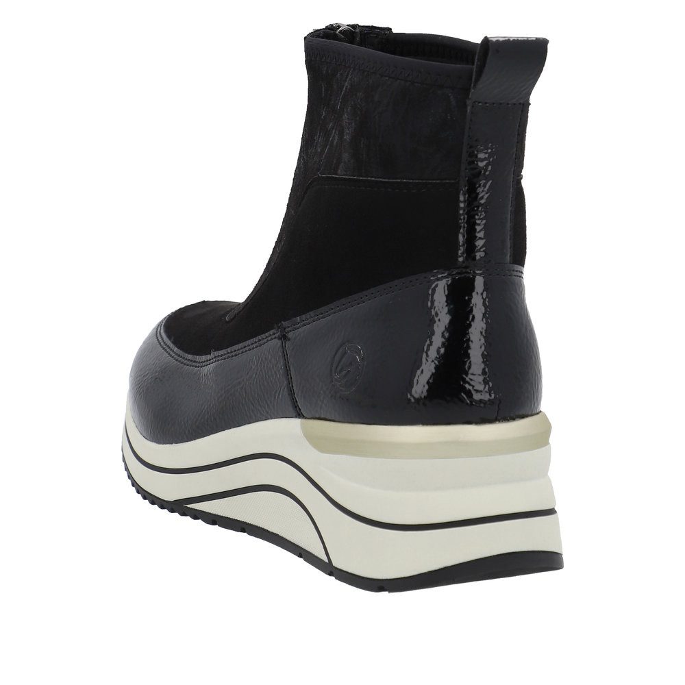 Remonte Remonte Damen Keil-Stiefelette D0T71-01 schwarz Stiefelette