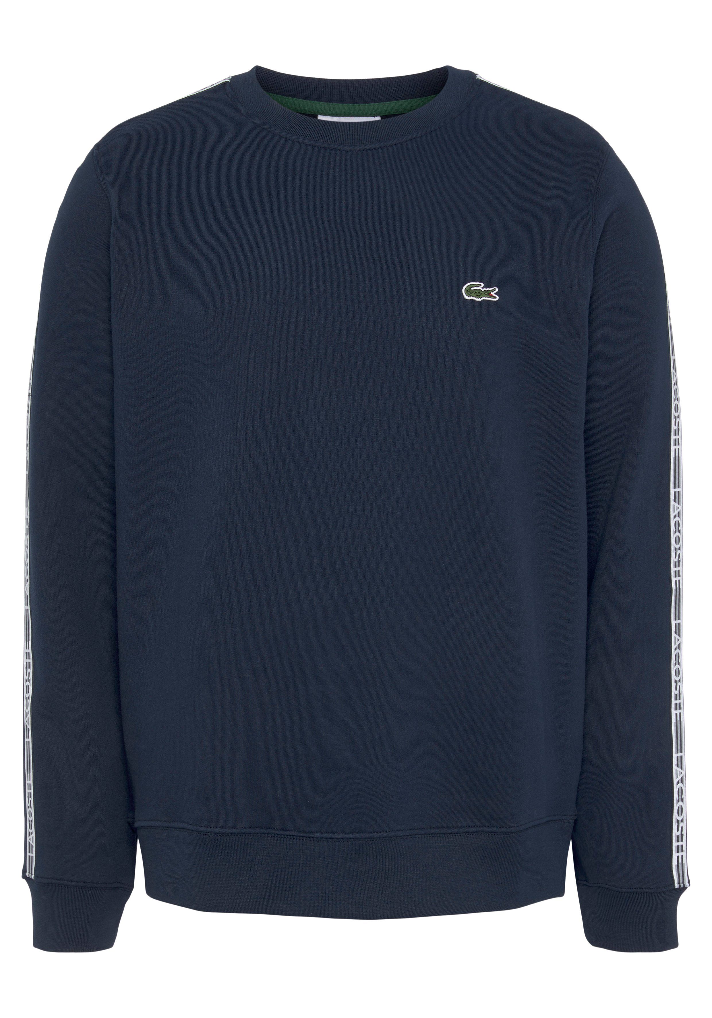 Lacoste Sweatshirt SWEATSHIRTS mit Markenschriftzug am Ärmel NAVY BLUE | Sweatshirts