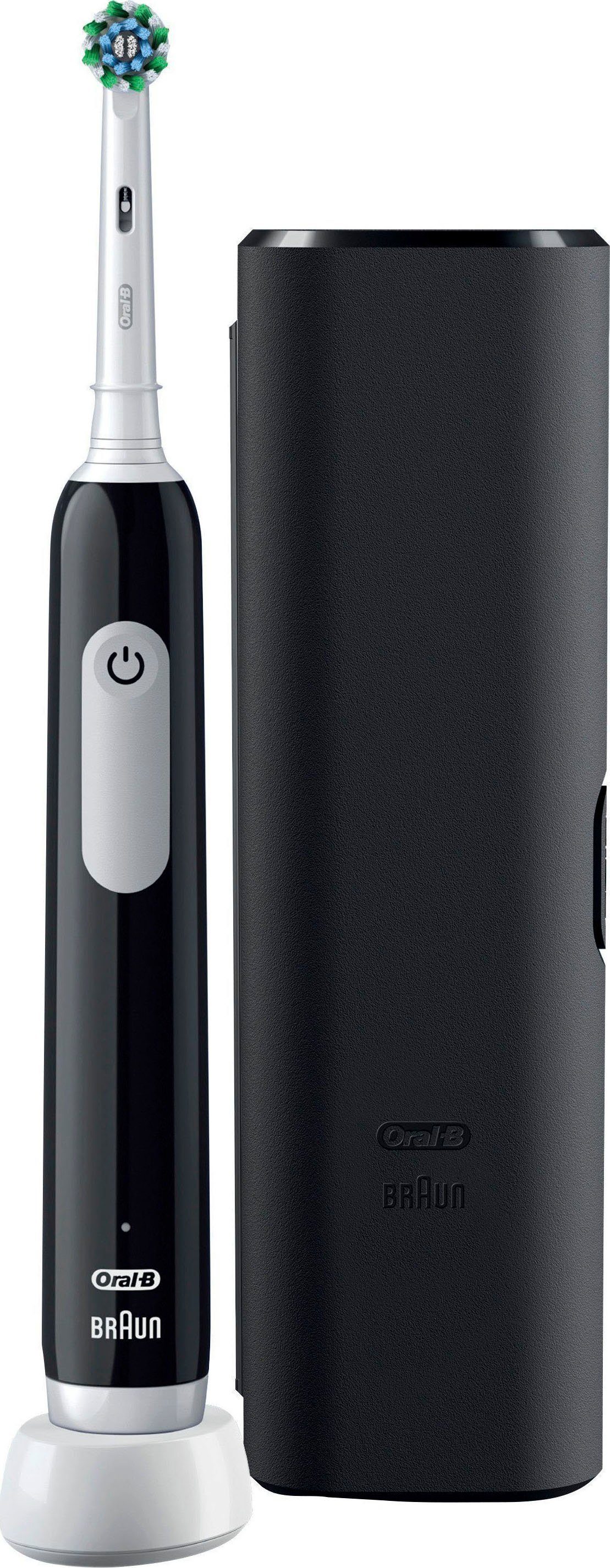 Oral-B Elektrische Zahnbürste PRO Series 1, Aufsteckbürsten: 1 St., Drucksensor