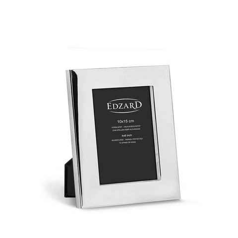 EDZARD Bilderrahmen Udine, versilbert und anlaufgeschützt, für 10x15 cm Foto