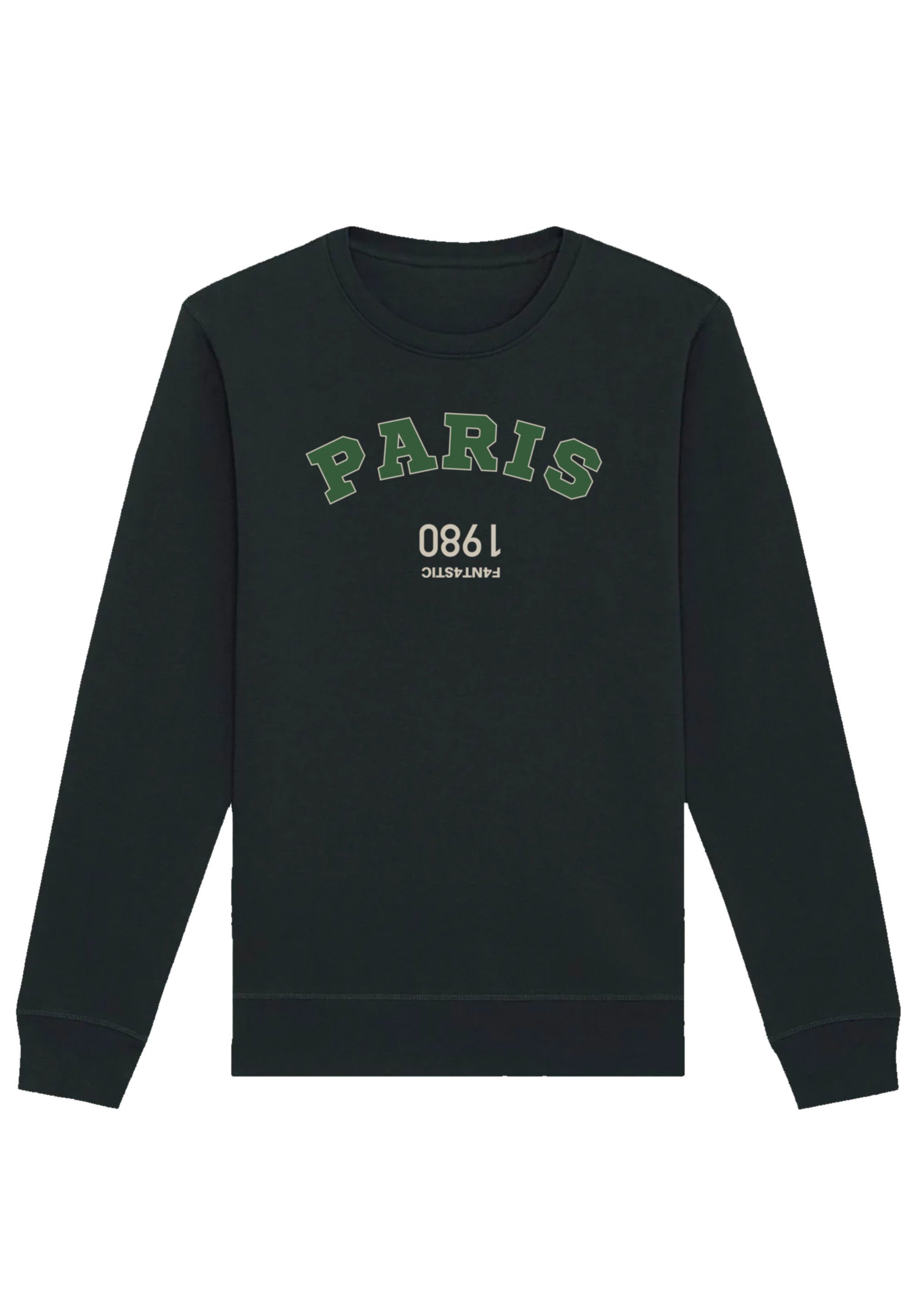 F4NT4STIC Sweatshirt Paris 1980 Print schwarz