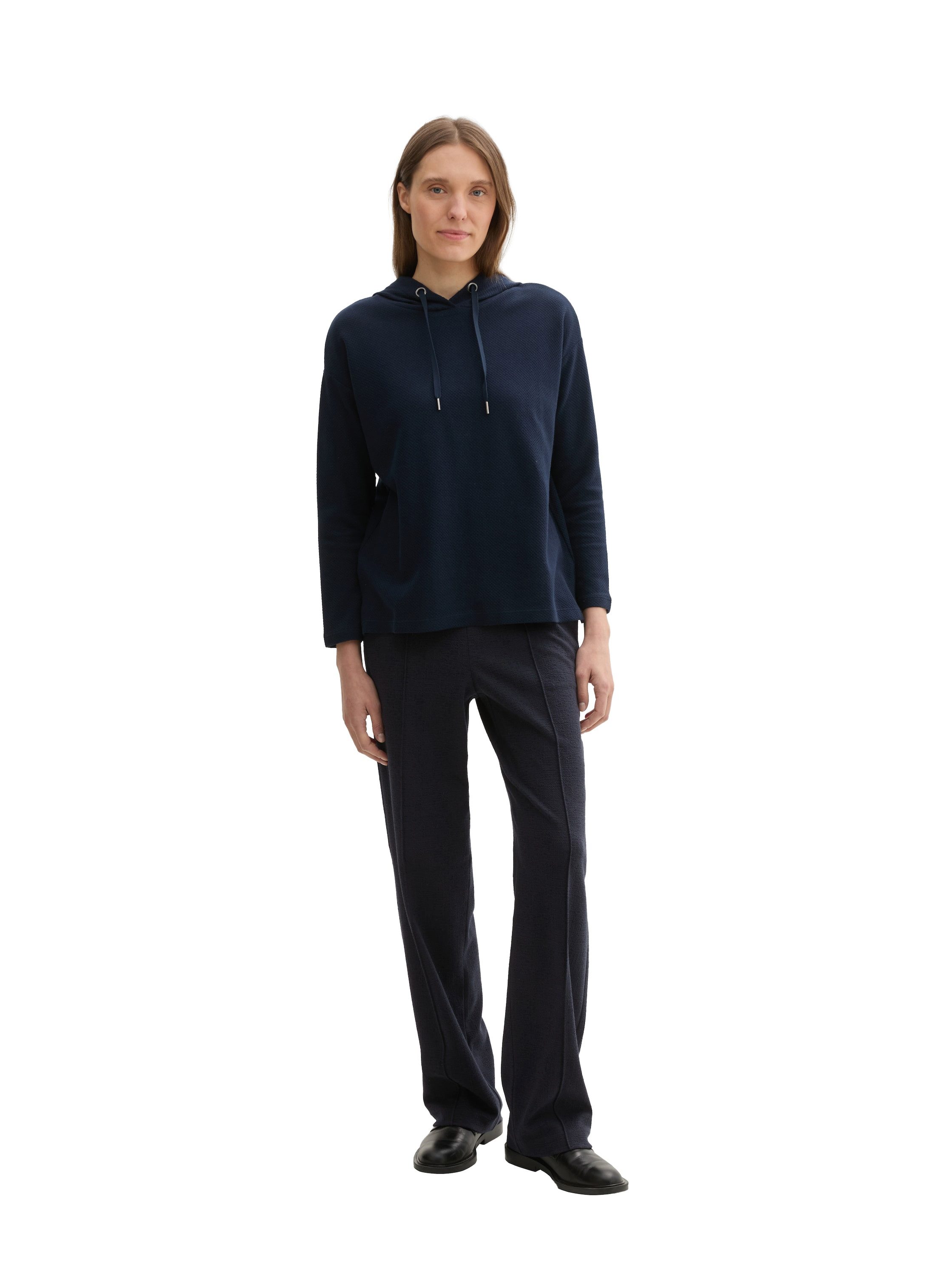 TOM TAILOR Jerseyhose LEA Straight mit elastischem Bund