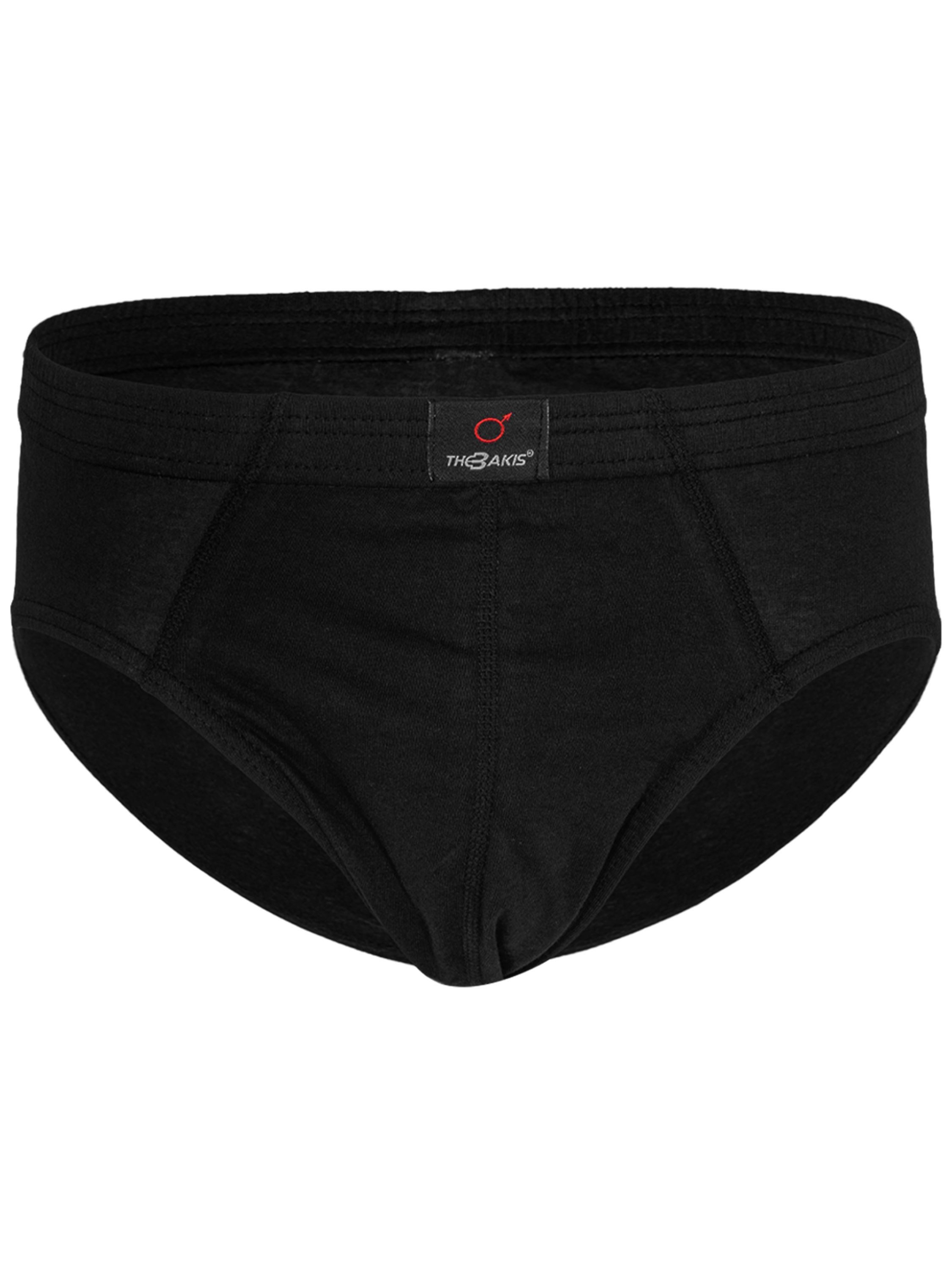 TEXEMP Slip 3er-6er Pack Herren Slip Baumwolle Schwarz Unterhose Sportslip Basic (3-St) 100% Baumwolle - Übergrößen