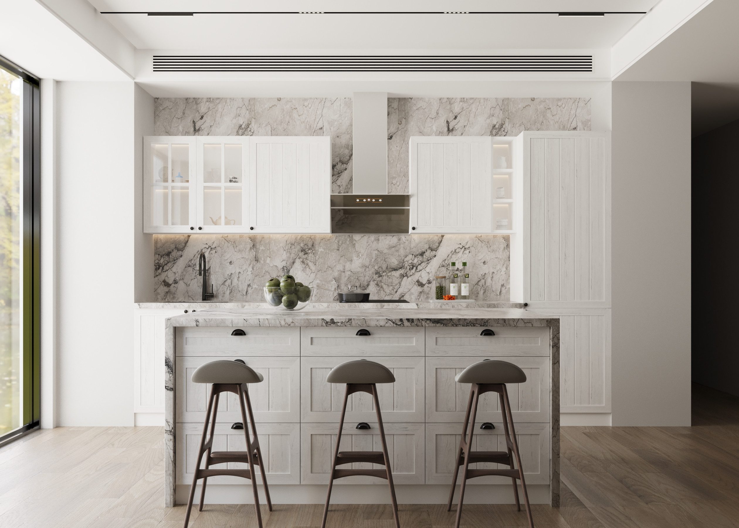 ROYAL24_MARKT Küchenzeile K27-G340 - Provence - Luxuriöse Eleganz und raffi günstig online kaufen