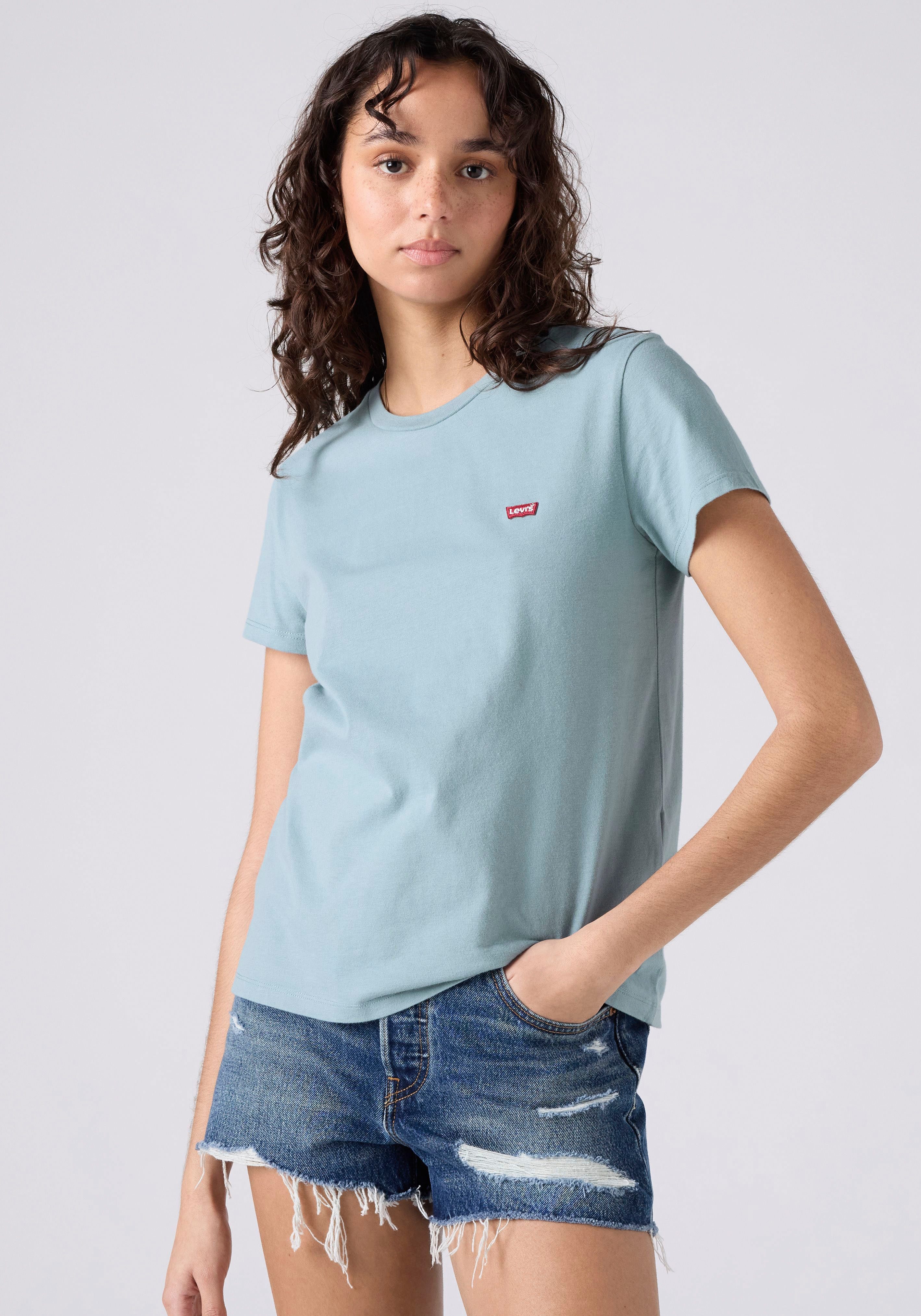 Levi's® T-Shirt TEE Minilogo mit kleiner Logostickerei