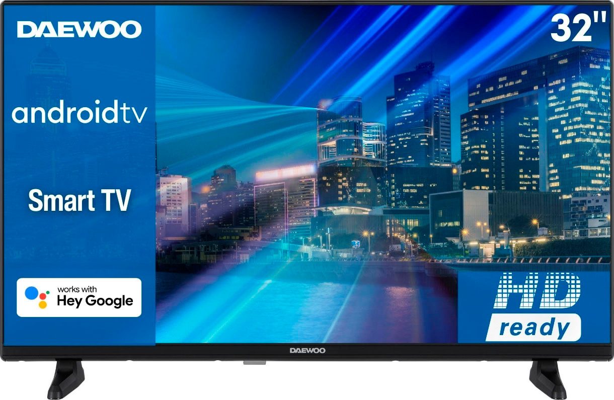 Daewoo 32DM63HAD DLED-Fernseher (80 cm/32 Zoll, WXGA, Android TV, Smart-TV)