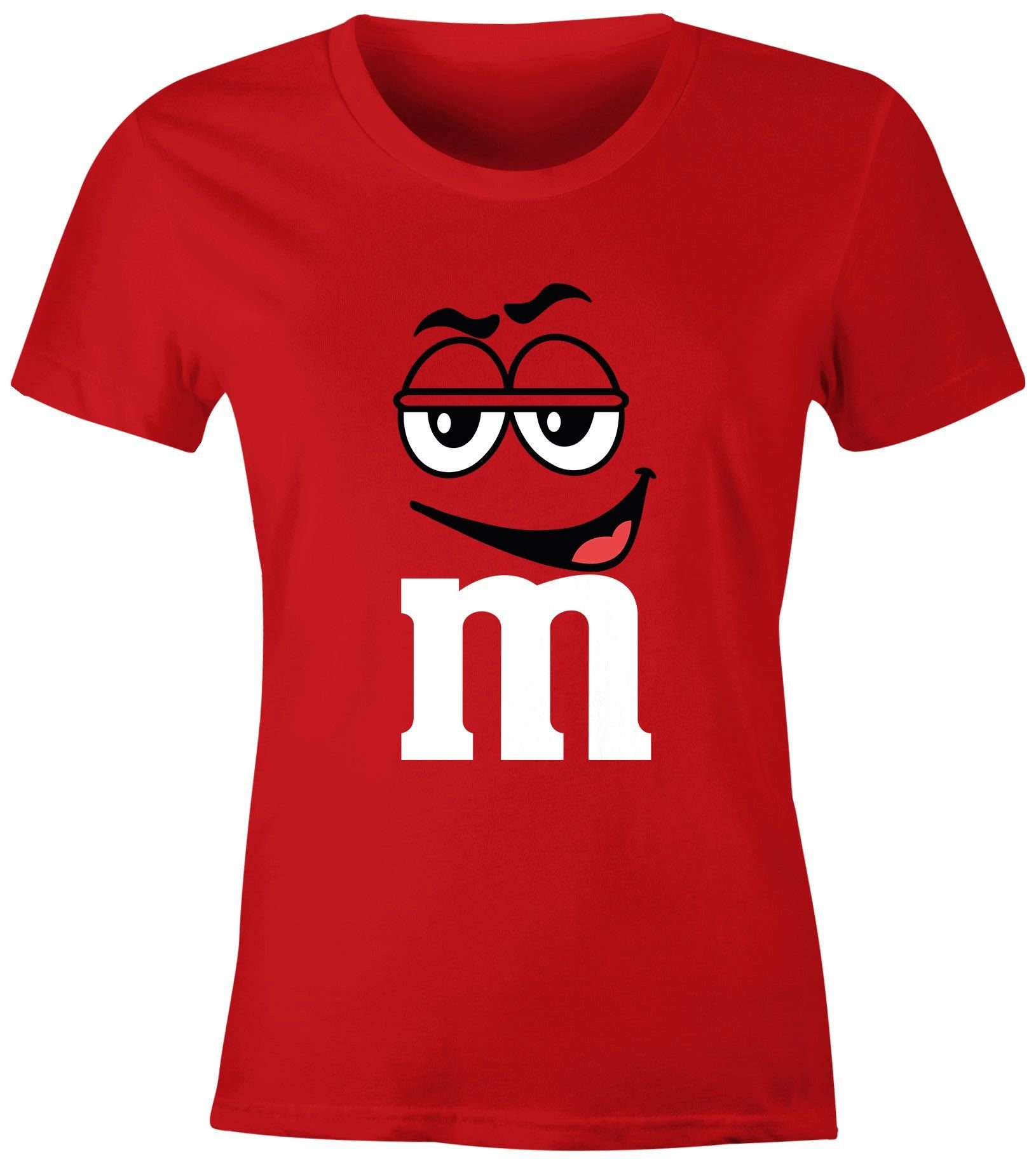 MoonWorks Print-Shirt Damen T-Shirt Fasching Karneval M Aufdruck Gruppen- K günstig online kaufen