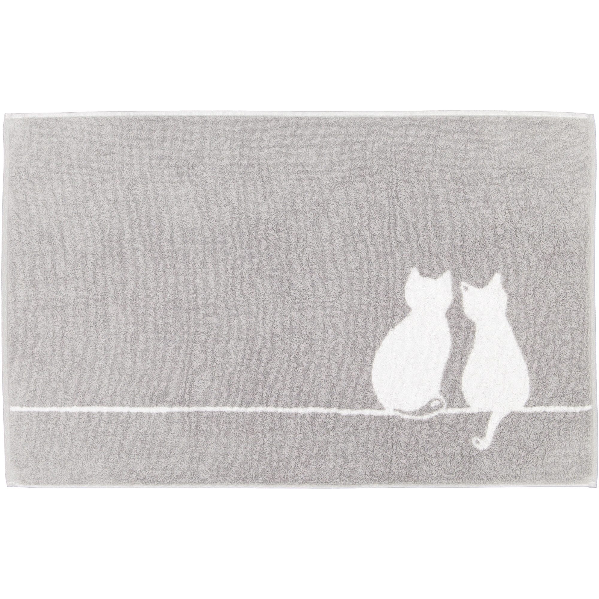 Cawö Duschmatte CUTE CATS You & Me 6263, 100% Baumwolle