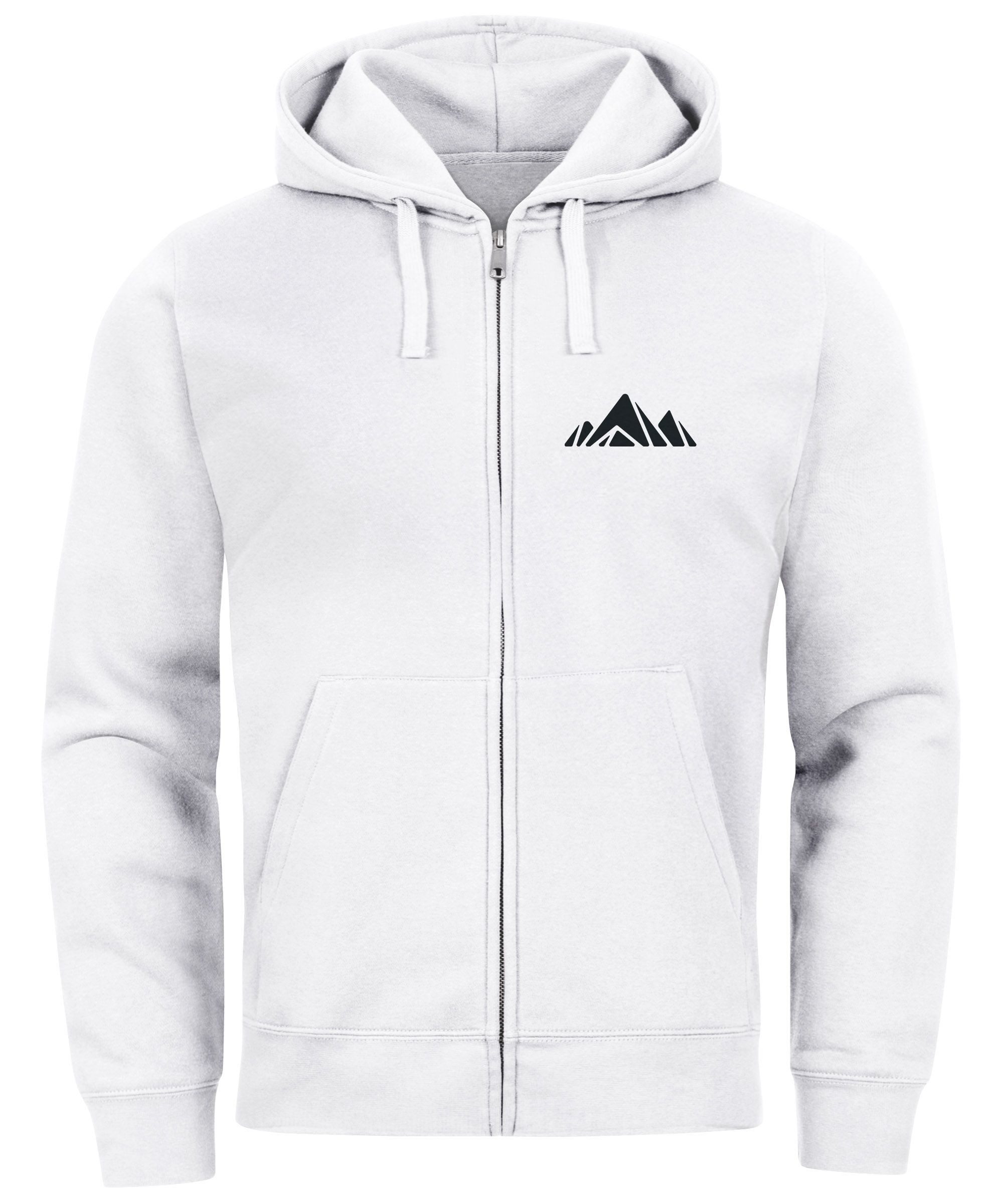 Neverless Sweatjacke Sweatjacke mit Kapuze Wandern günstig online kaufen