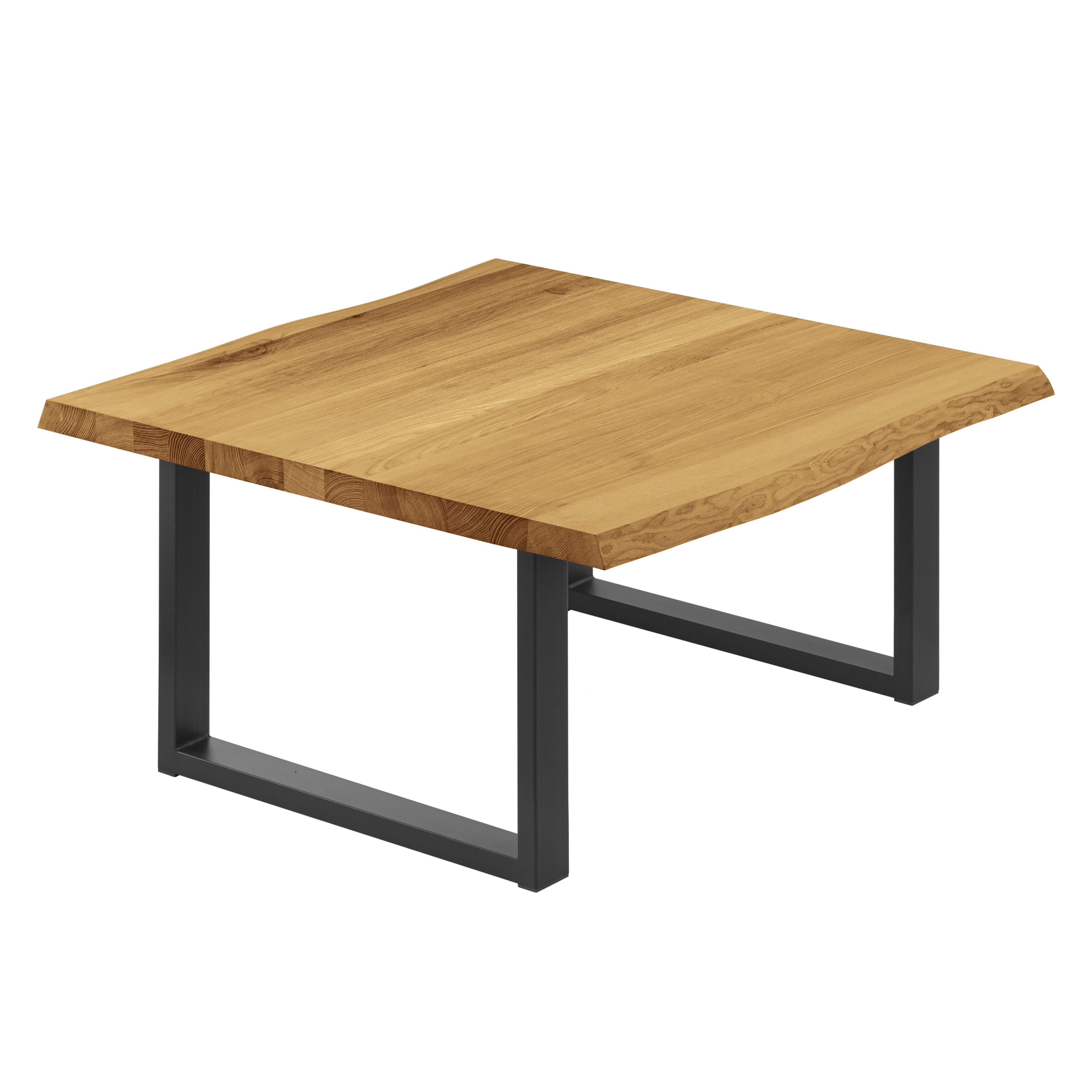 LAMO Manufaktur Baumkantentisch Loft Esstisch Massivholz günstig online kaufen