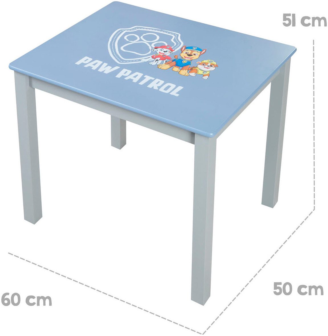 roba® Paw Patrol children's seating group (set), with table and chair