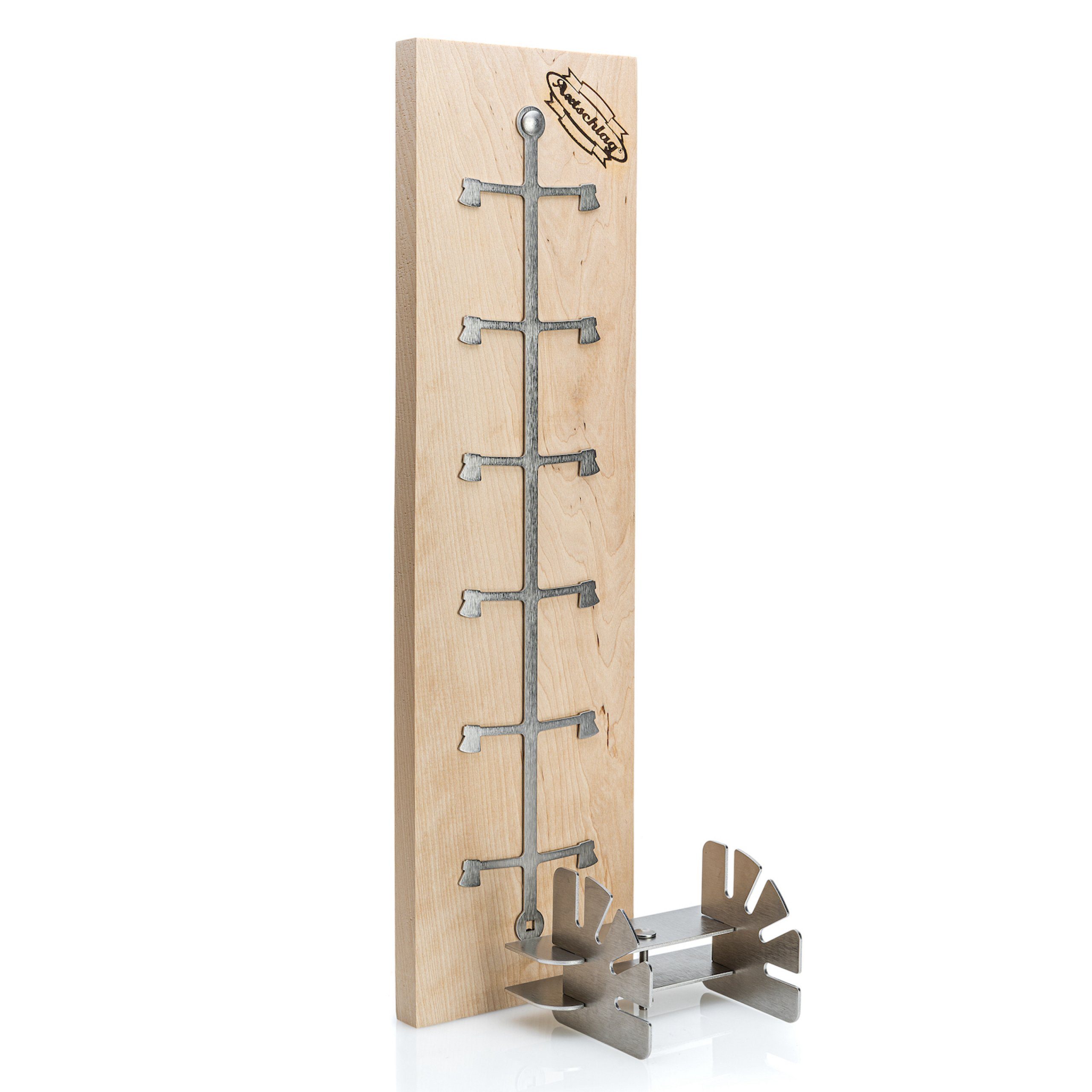 Räucherbrett Axtschlag Flammlachsbrett Essential Line 50 x 14 x 2 cm Birkenholz