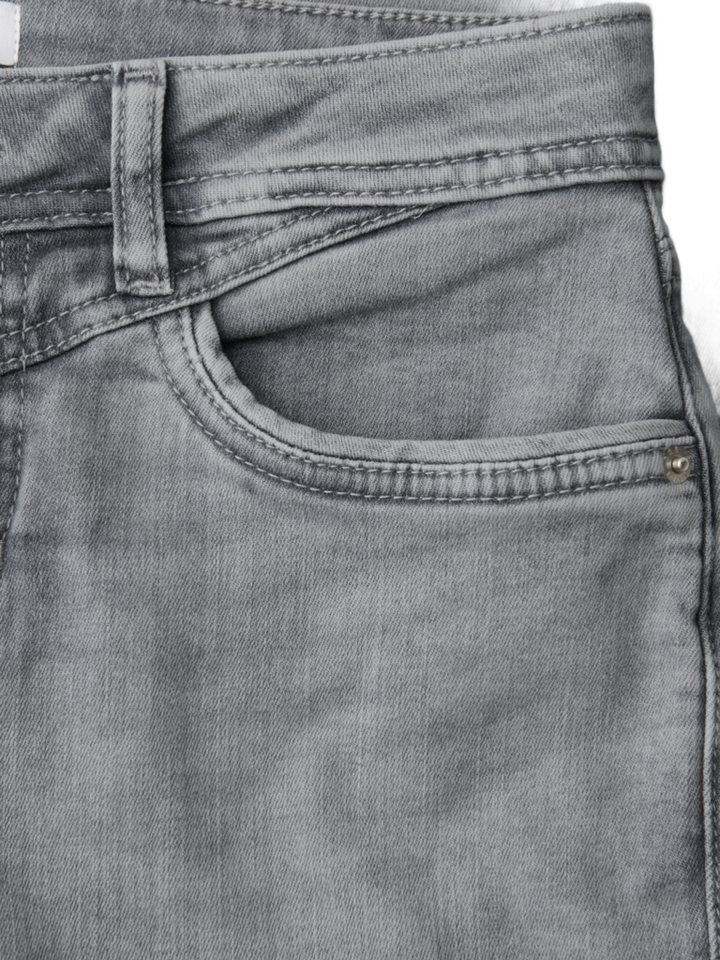 STREET ONE Stoffhose grau,Casual,Baumwolle,Unifarben,Casual Fit,Mittel