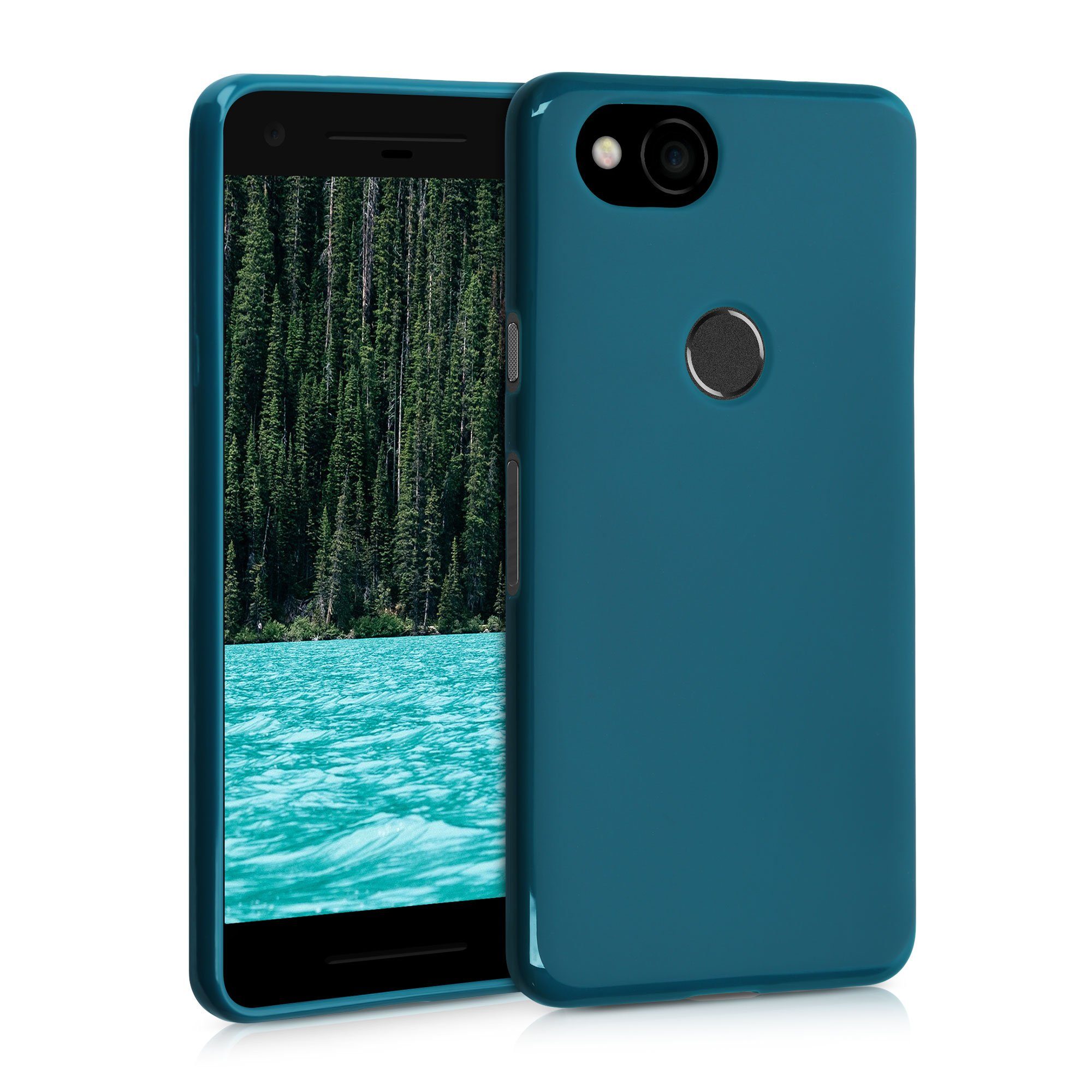 kwmobile Handyhülle Hülle für Google Pixel 2, Hülle Silikon - Soft Handyhülle - Handy Case Cover