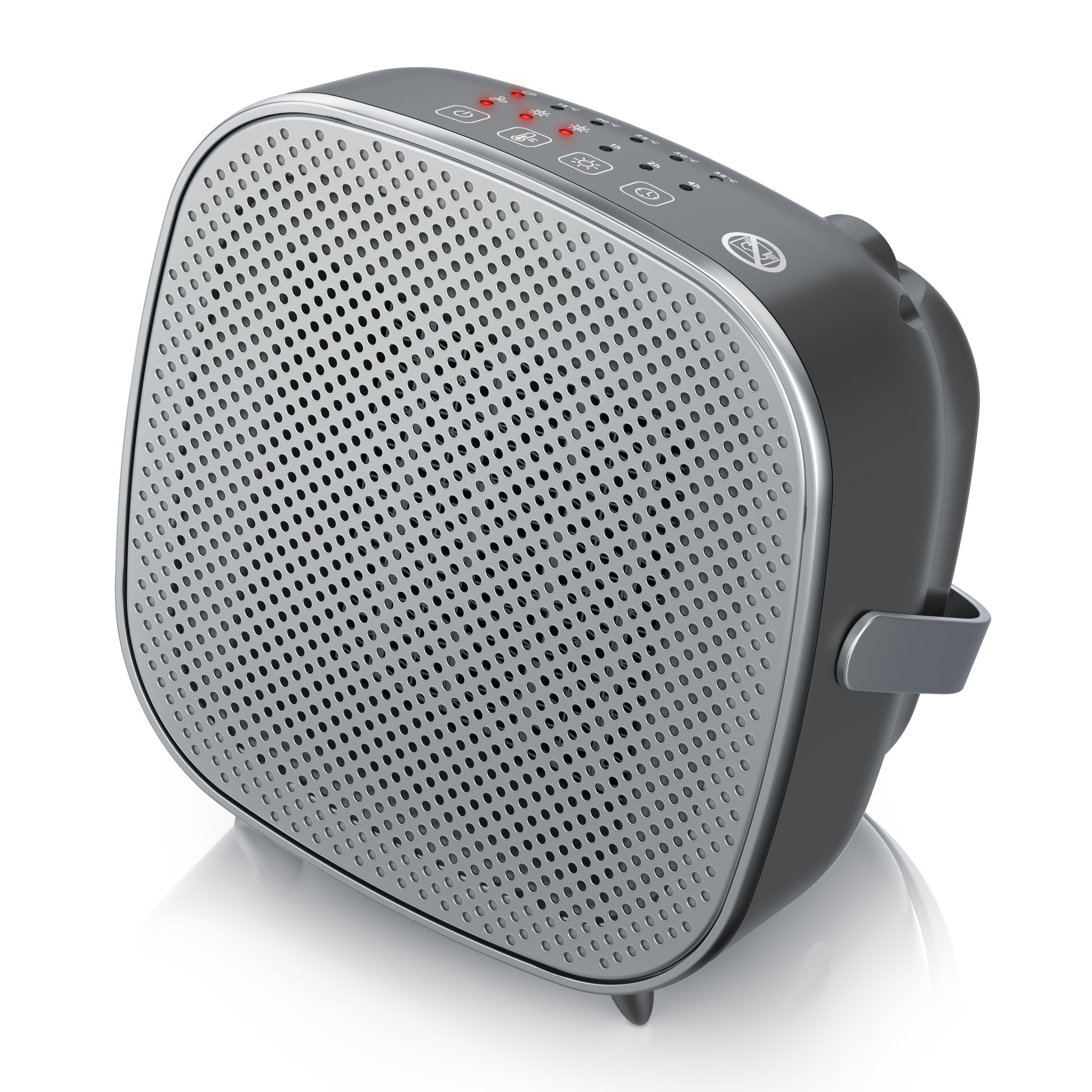 Brandson Keramikheizlüfter Heizlüfter 1500 W Keramik mit Griff & Temperaturregelung, sparsam, 1500 W, kompakt, Heizstrahler, Elektroheizung, Überhitzungsschutz