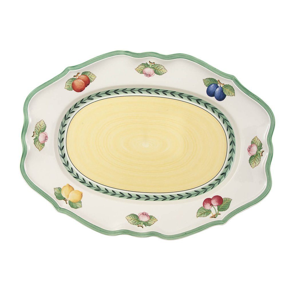 cm, Servierplatte Garden Platte Fleurence (1-tlg) 44 Boch ovale & Porzellan, French Villeroy