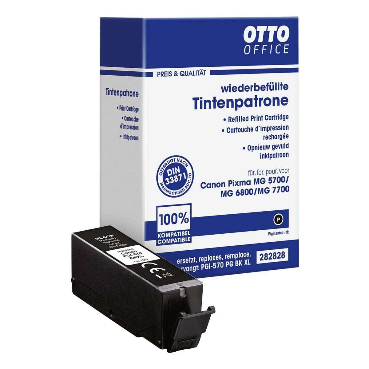 Otto Office PGI-570 PG BK Tintenpatrone (ersetzt Canon »PGI-570 PG BK« XL, schwarz)