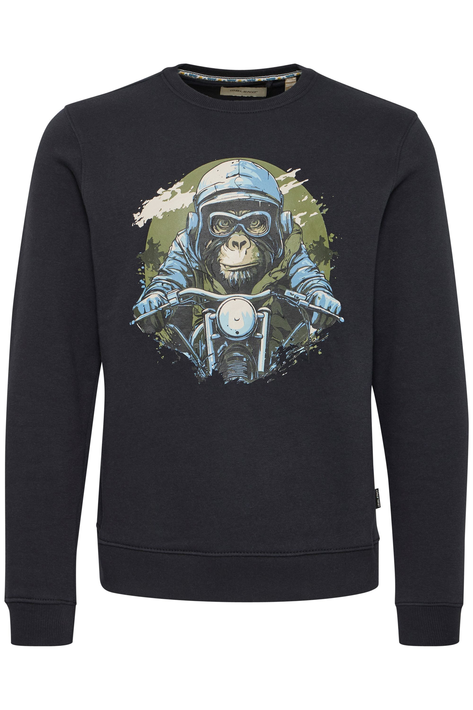 Blend Rundhalspullover BHSweatshirt Lässiger Sweatpullover mit Print günstig online kaufen