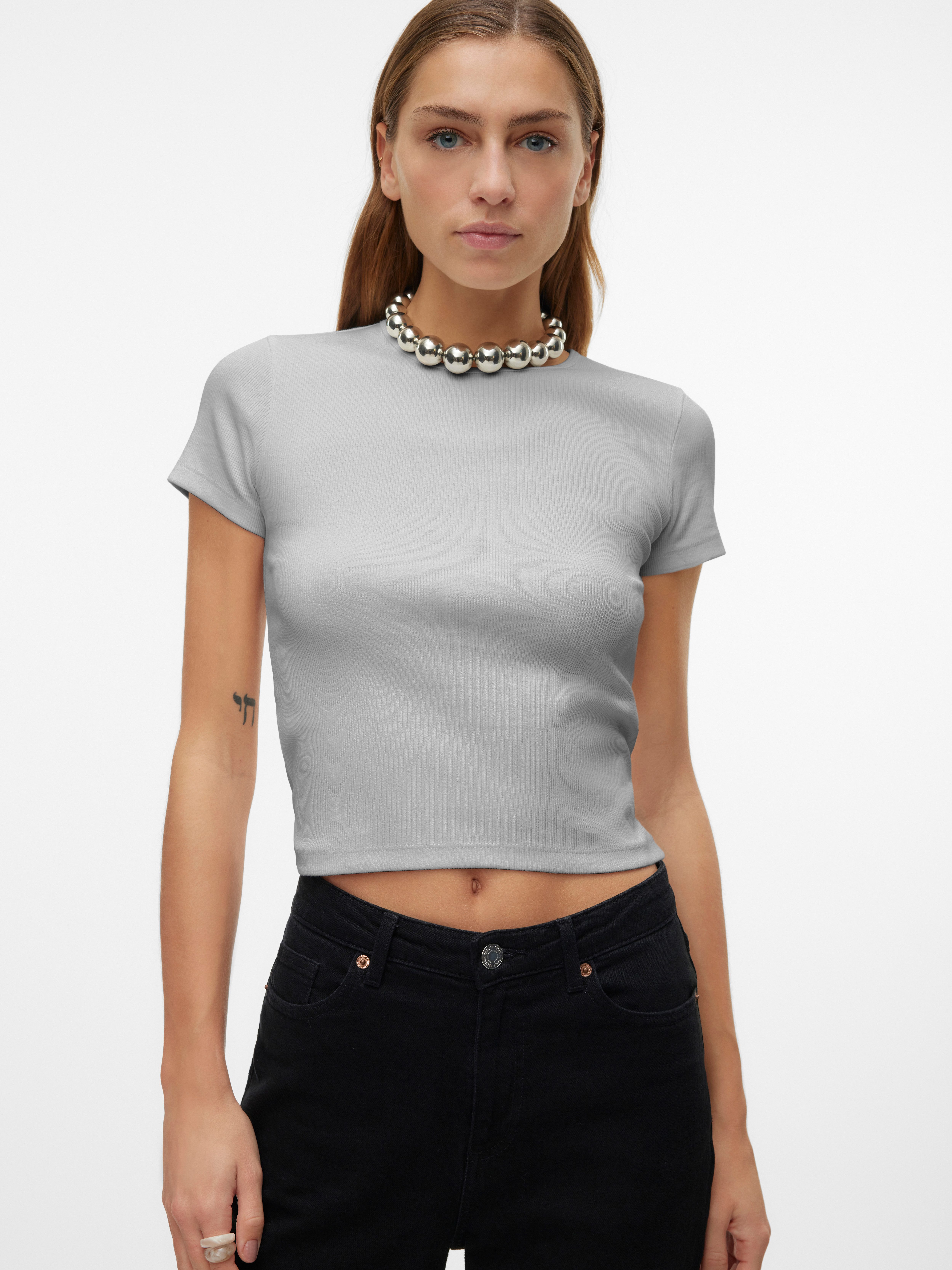 Vero Moda Rundhalsshirt VMCHLOE SS SHORT günstig online kaufen