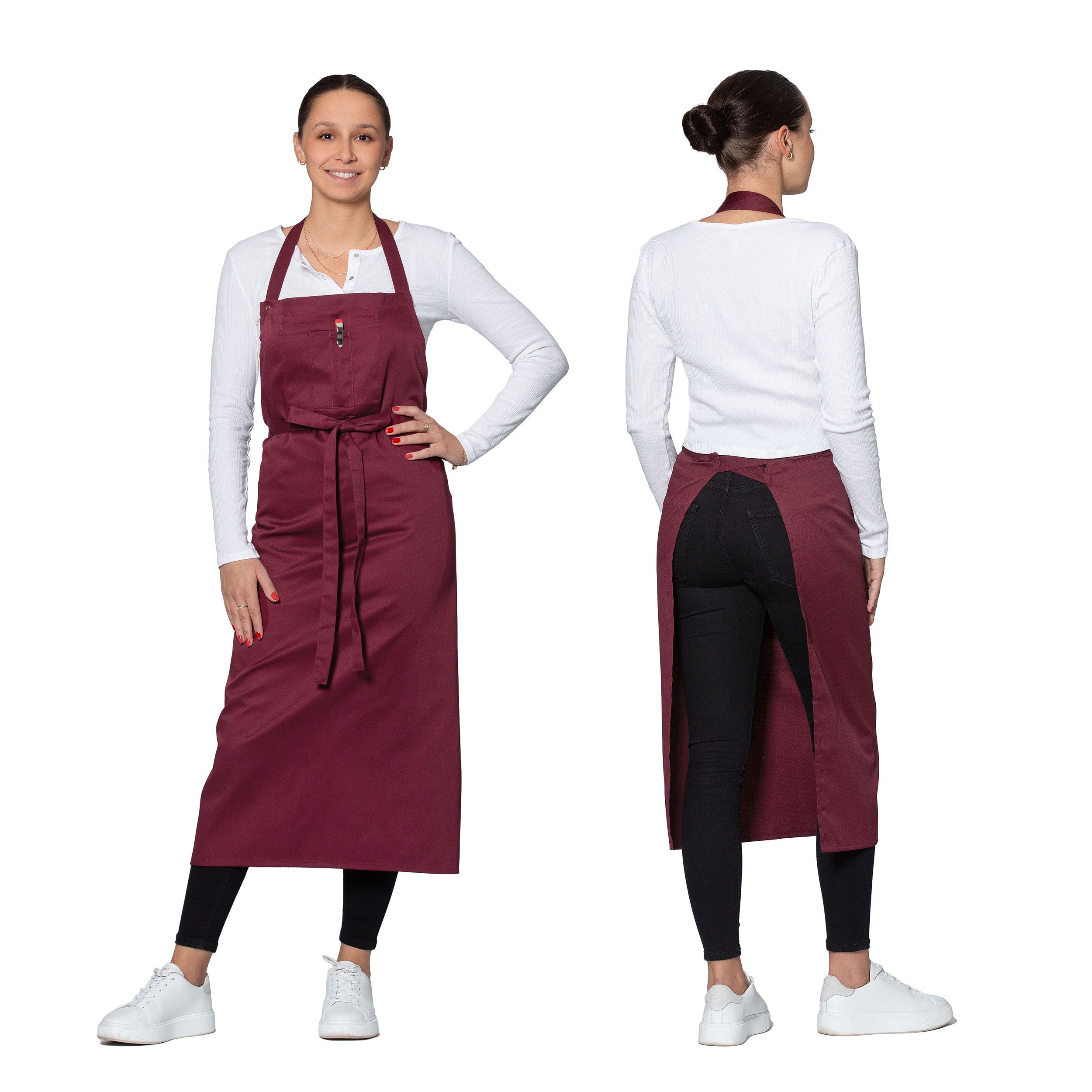 ZOLLNER Kochschürze, 80 x 100 cm, 65% Polyester, 35% Viskose günstig online kaufen