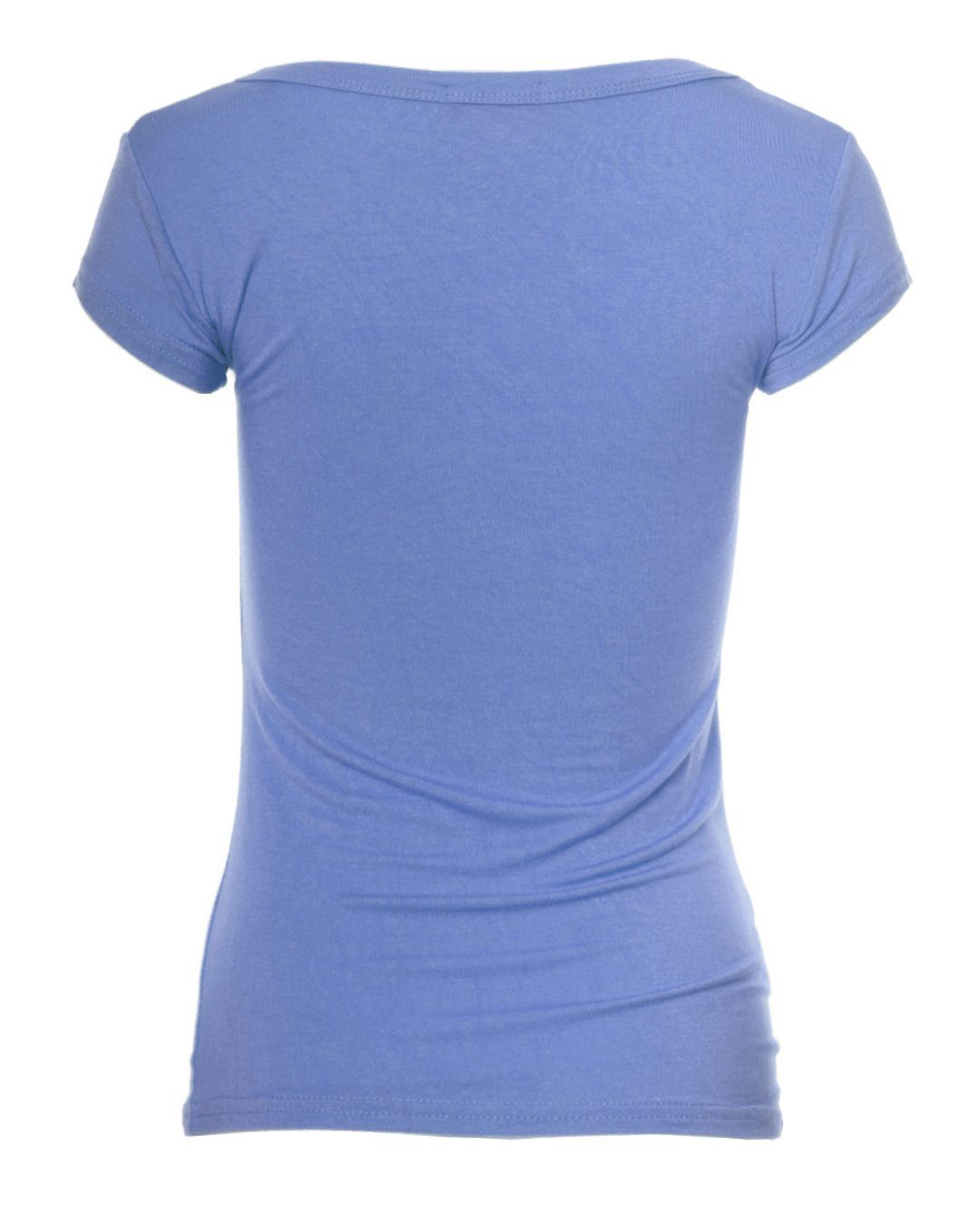 Muse T-Shirt Basic Kurzarm T-Shirt Skinny günstig online kaufen