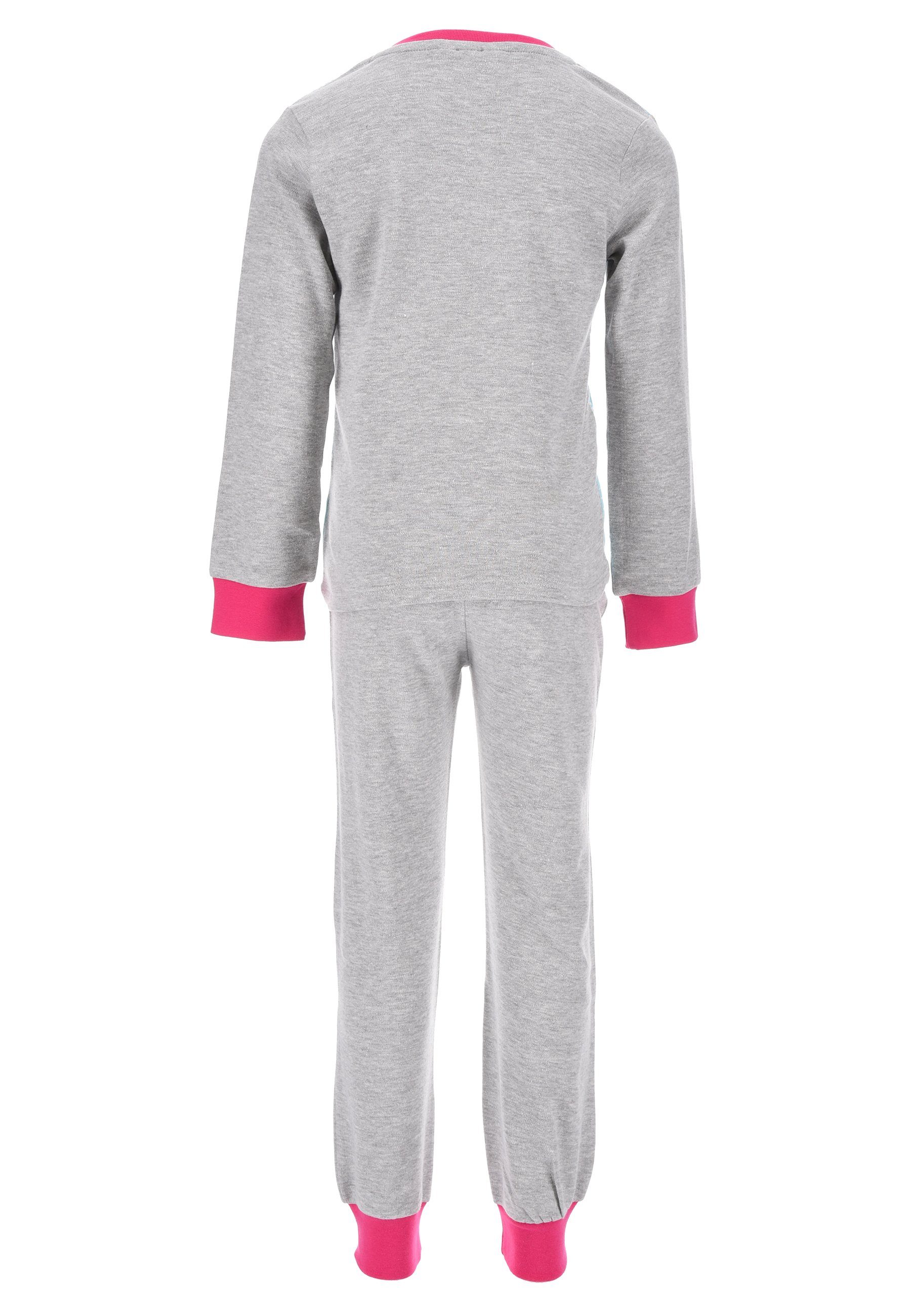L.O.L. SURPRISE! Schlafanzug Kinder Schlafhose Mädchen Grau Langarmshirt (2 Pyjama Langarm + Schlafanzug T-Shirt tlg)