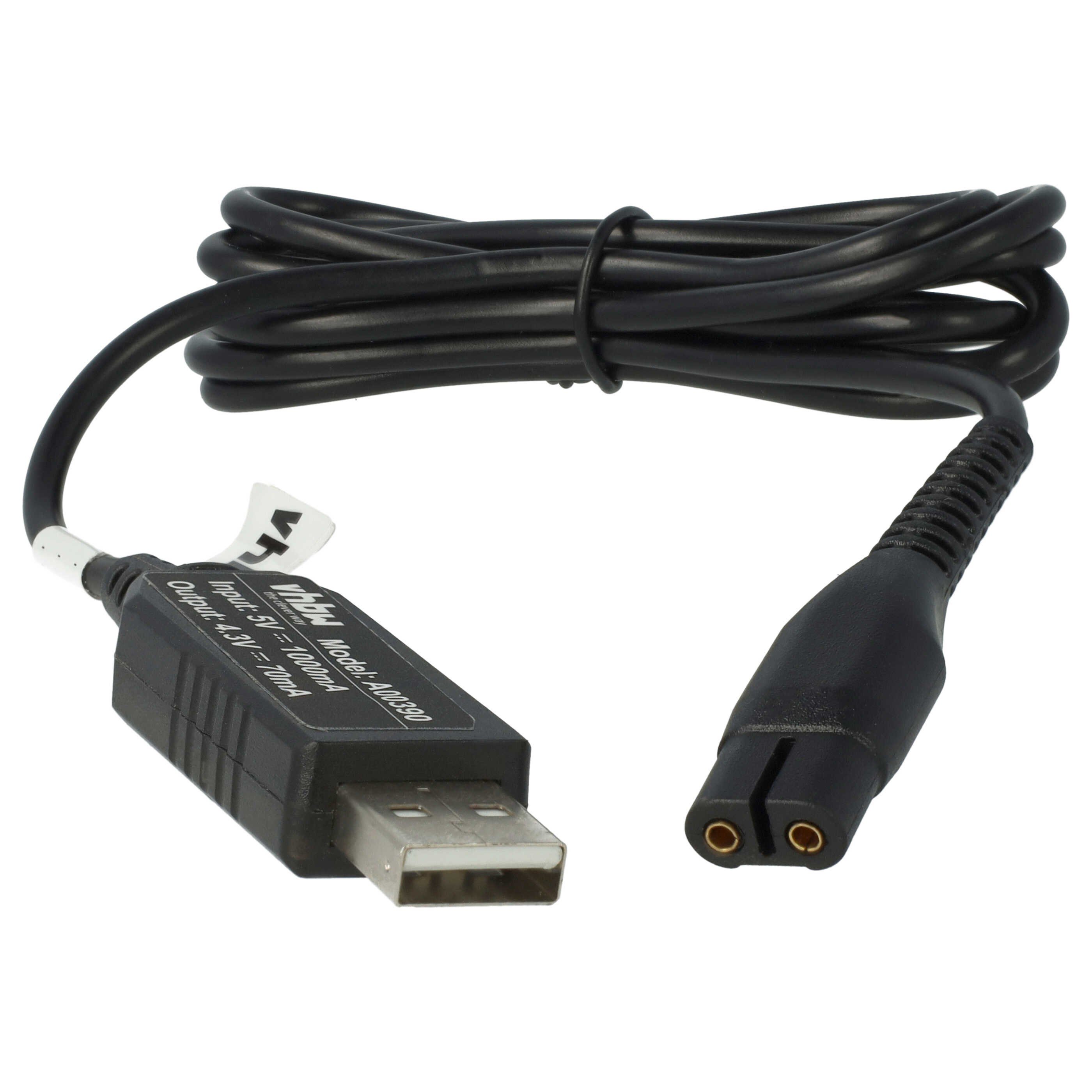 vhbw passend für Philips QP2520/30, QP2520/20, MG5750, BT3205/15, USB-Kabel, (120.0 cm)
