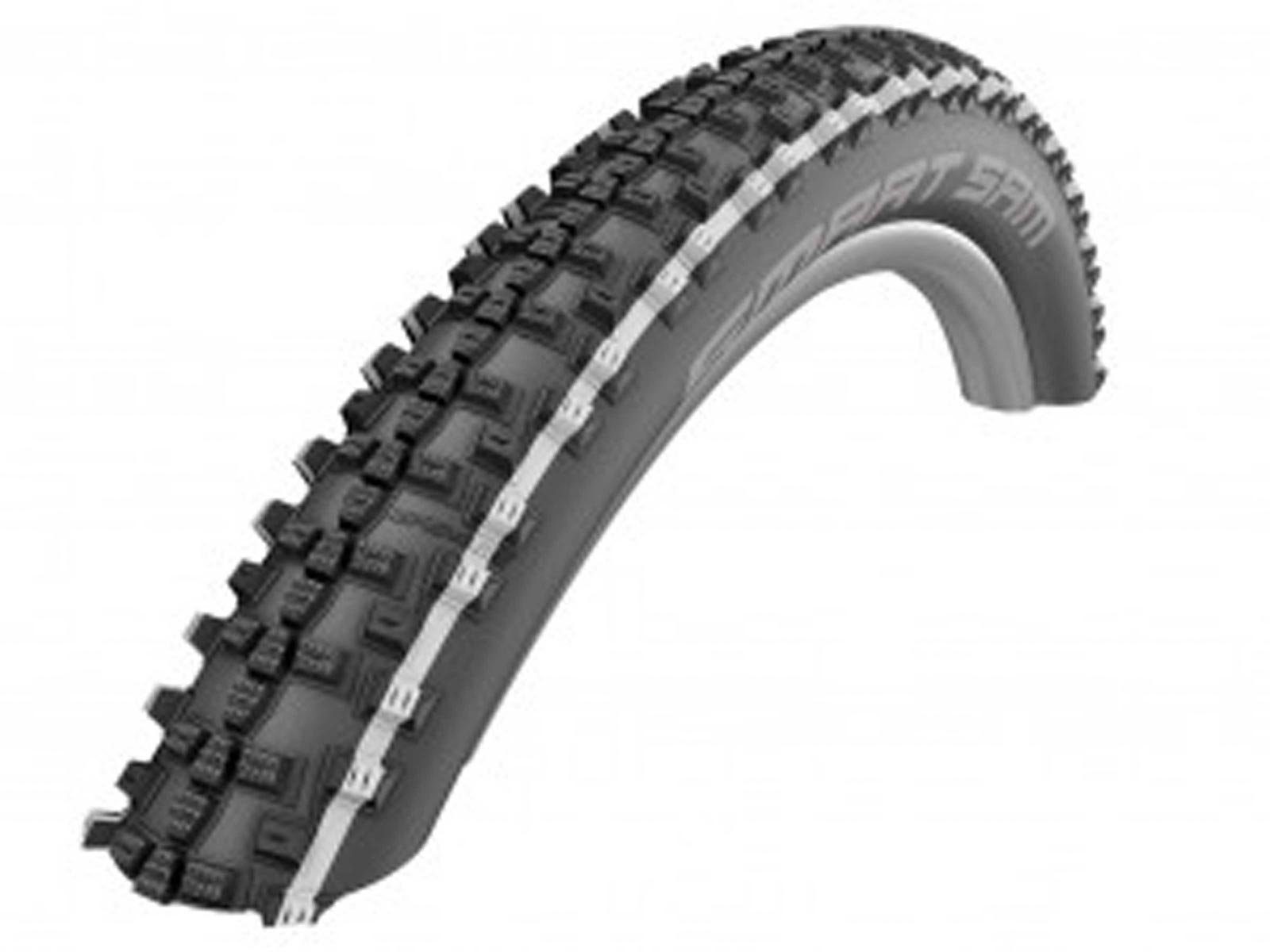 Schwalbe Fahrradreifen Reifen Schwalbe Smart HS476 Str-LSkin Draht Sam 26x2.25"57-559weiße