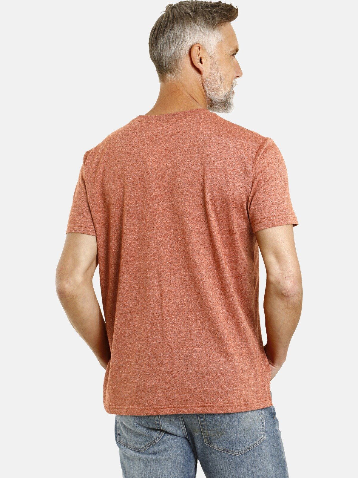 Comfort TAIT orange mit Grizzly-Print, T-Shirt Vanderstorm Jan Fit