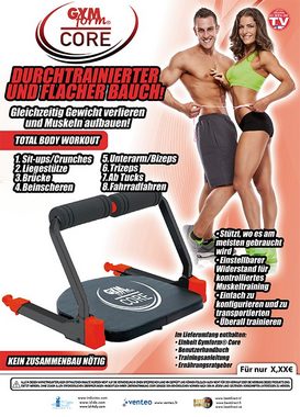 Gymform® Ganzkörpertrainer Core Master, (mit Trainingsanleitung), Fitnesswunder - kleines & kompaktes Fitnessgerät für Zuhause