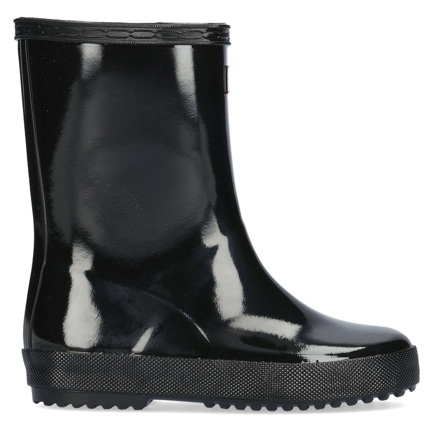 Hunter Hunter Kids First Gloss Boot Black Sneaker