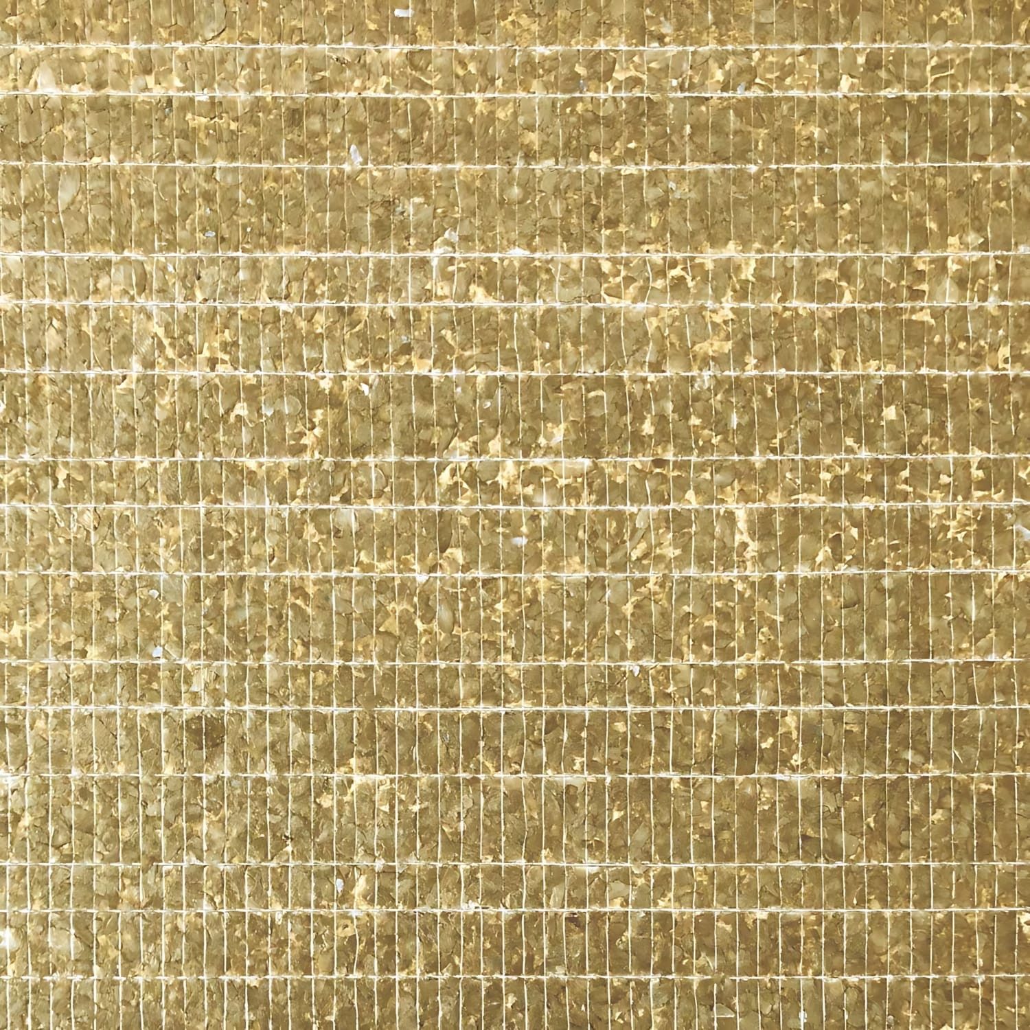 Wallface Naturwerkstofftapete CSA07 Vliestapete mit Capiz-Muscheln Perlmutt Optik braun 2,45 m2, strukturiert, glänzend, unifarben, Capiz Muscheln, (1 Rolle, 2,45 qm), Vliestapete mit echten Capiz Muscheln, gold, gelb, weiß, braun