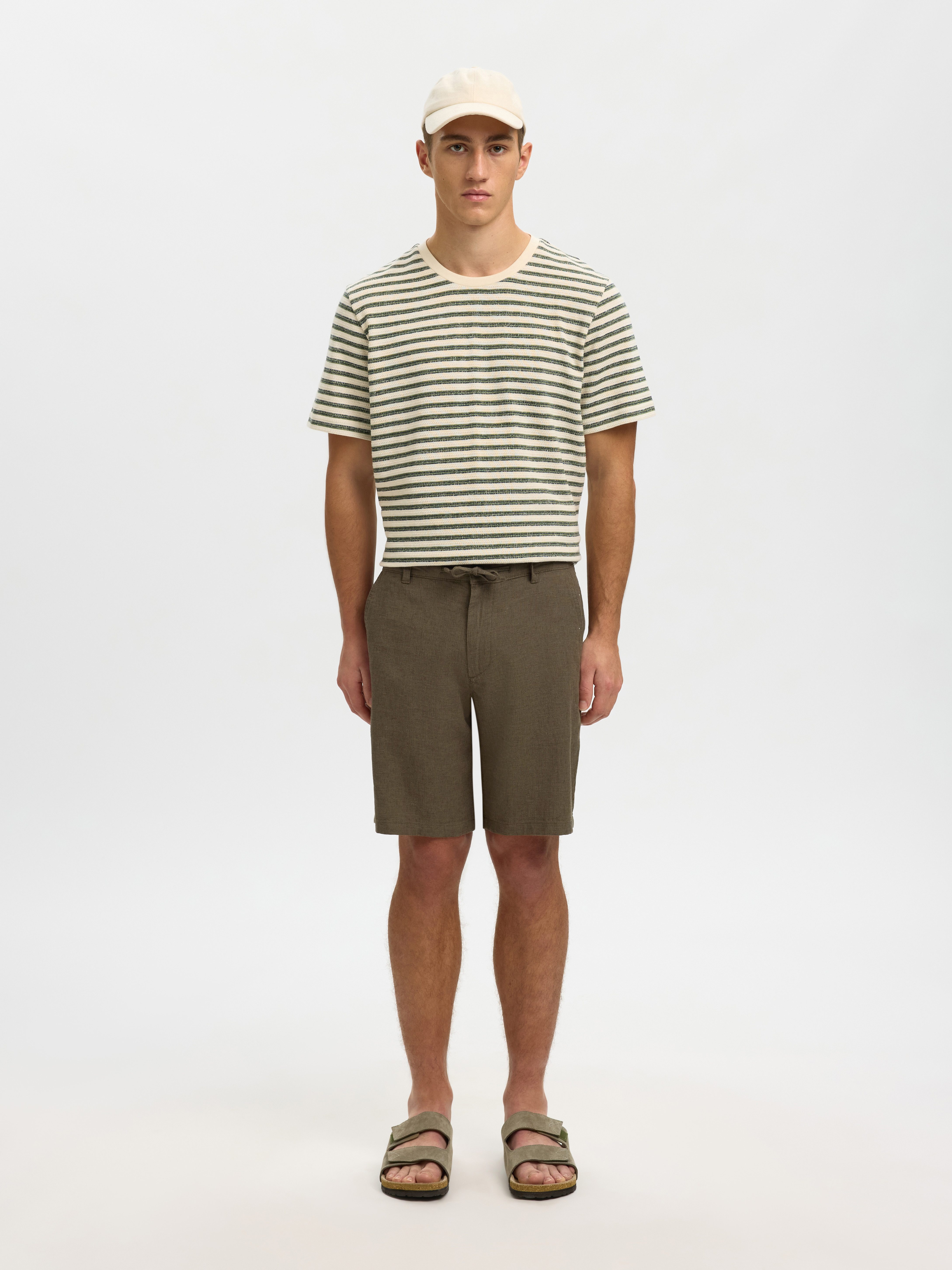 Selected Chinoshorts SLHREGULAR-BRODY SUN SHORTS NOOS Baumwollmischung, regular fit