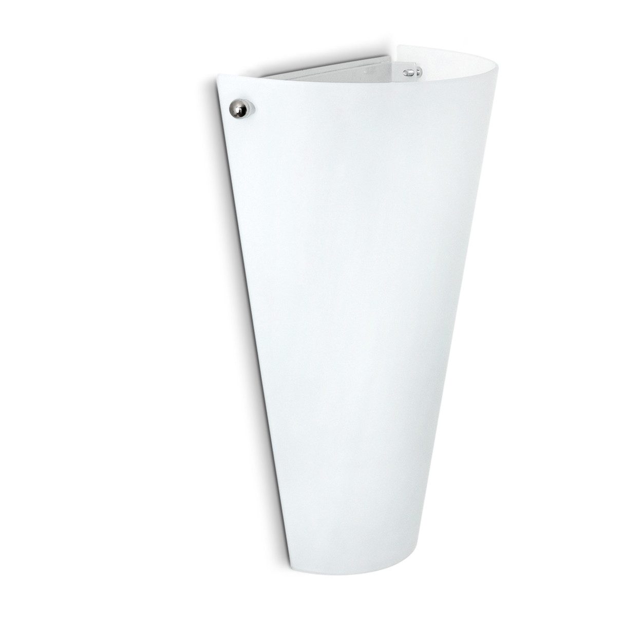 hofstein Wandleuchte »Varzo« moderne Wandlampe aus Metall/Glas in weiß, ohn günstig online kaufen