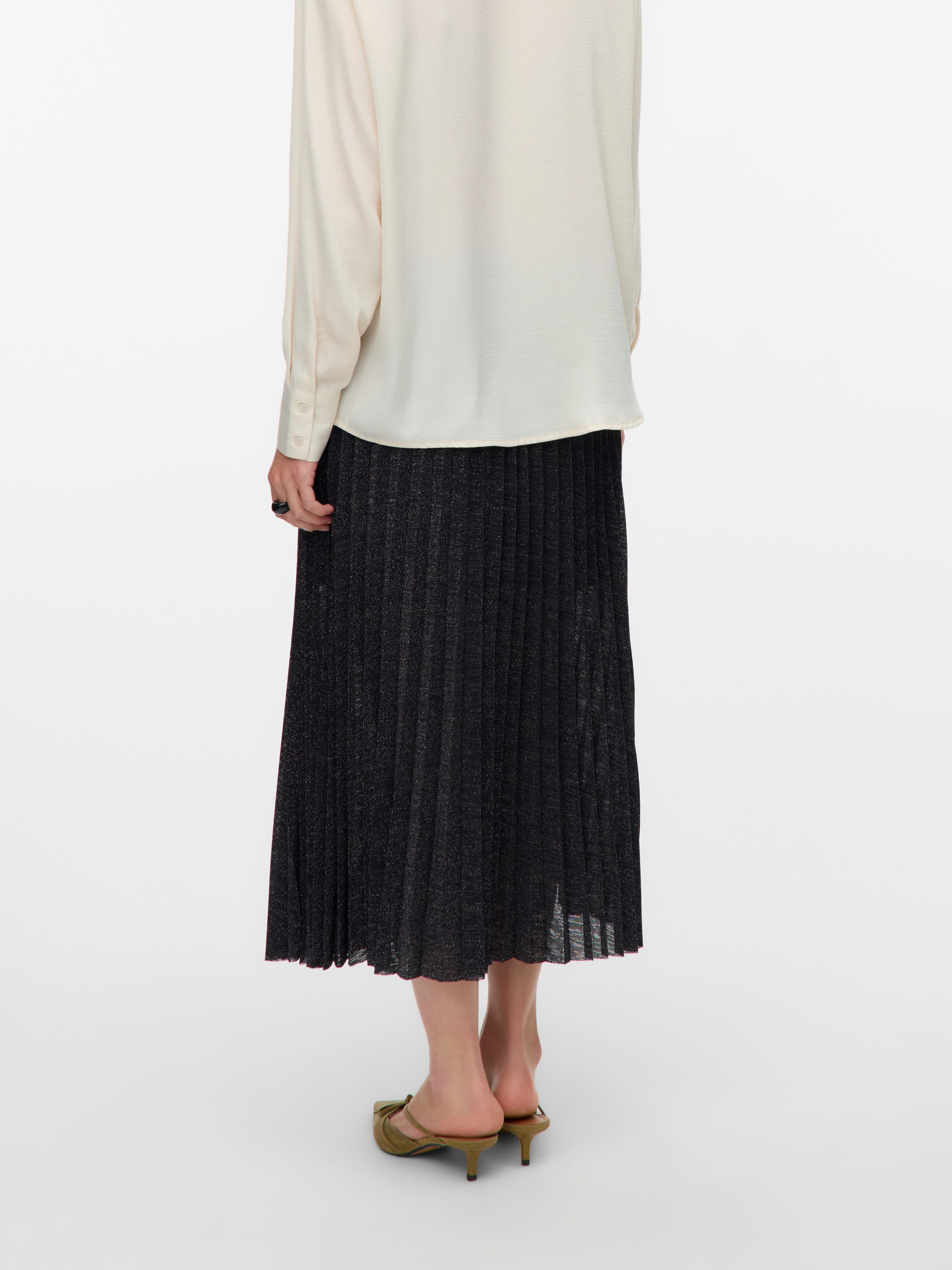 Vero Moda Plisseerock VMHENLEY MW 7/8 SKIRT JRS BTQ