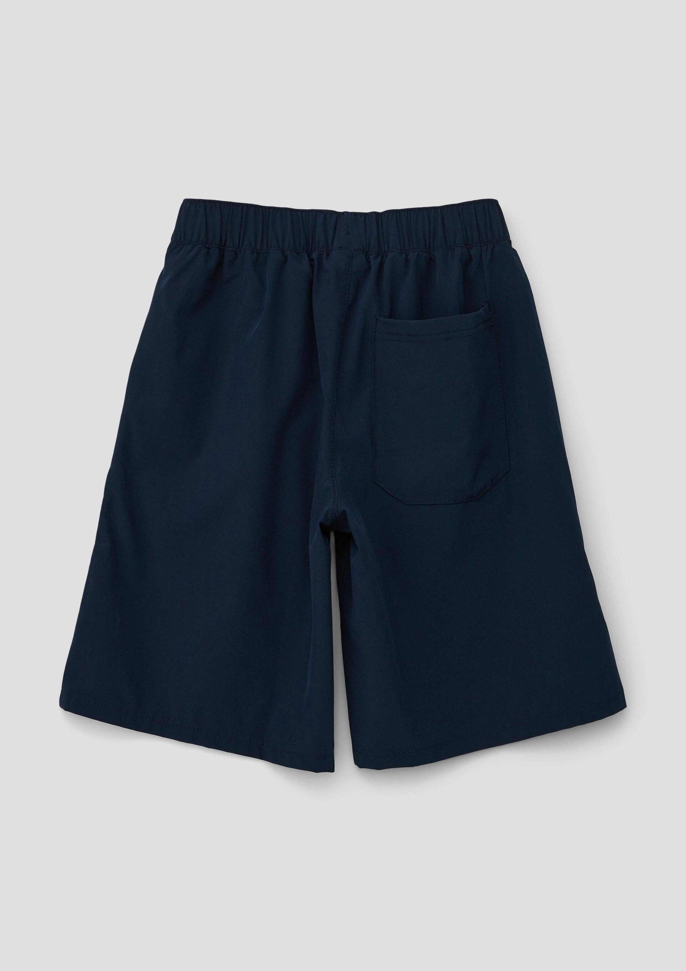 s.Oliver Shorts Hose Bermuda mit Elastikbund in Leinen-Optik – Bild 2 von 4