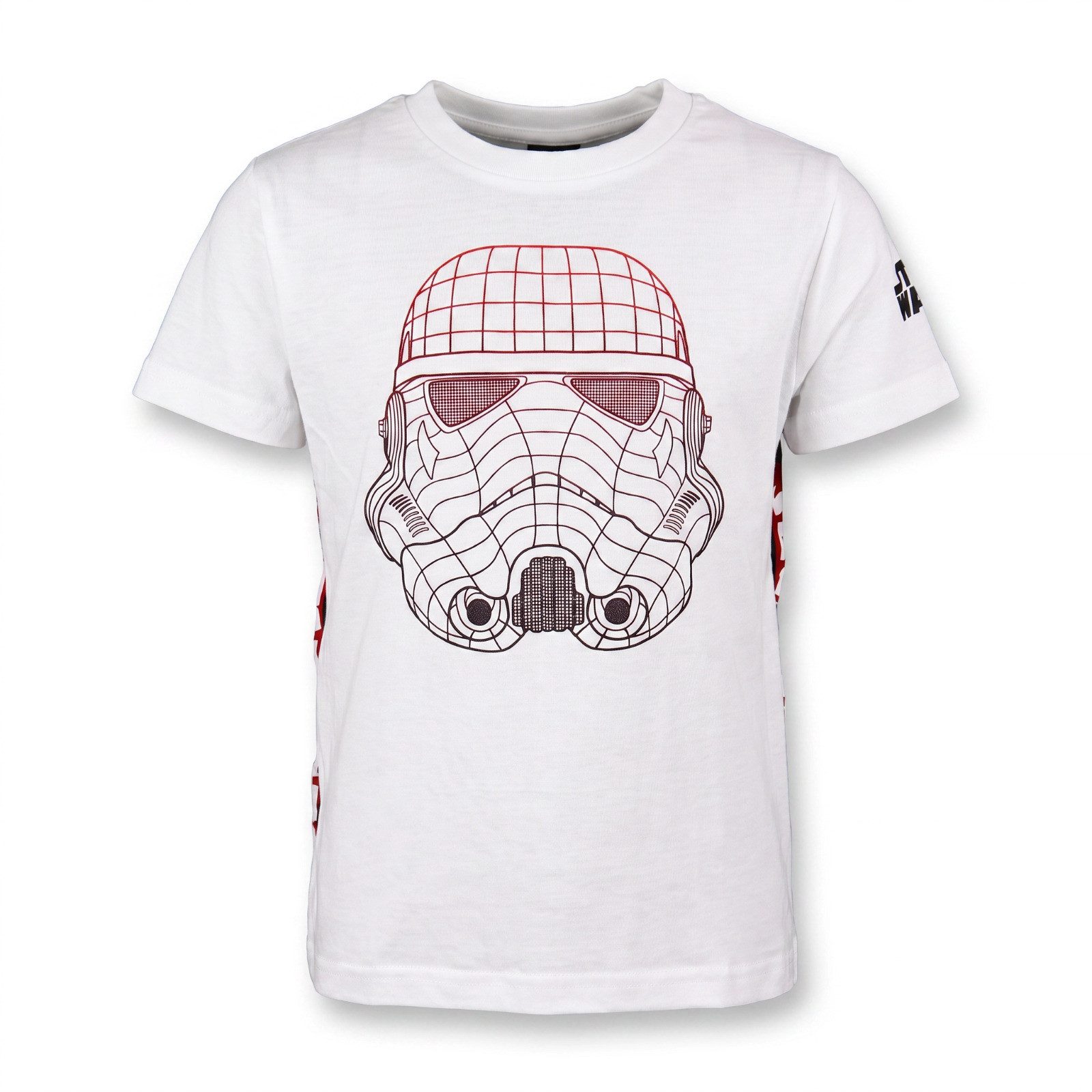 Star Wars Print-Shirt Star Wars Stormtrooper Kinder Jungen T-Shirt Kurzarm Gr. 134–152 Wei