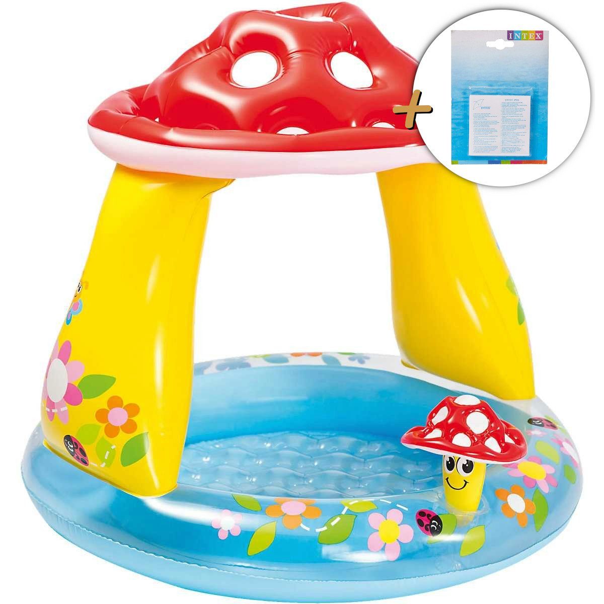 Intex Planschbecken Planschbecken - Pilz Babypool (102 x 89cm)