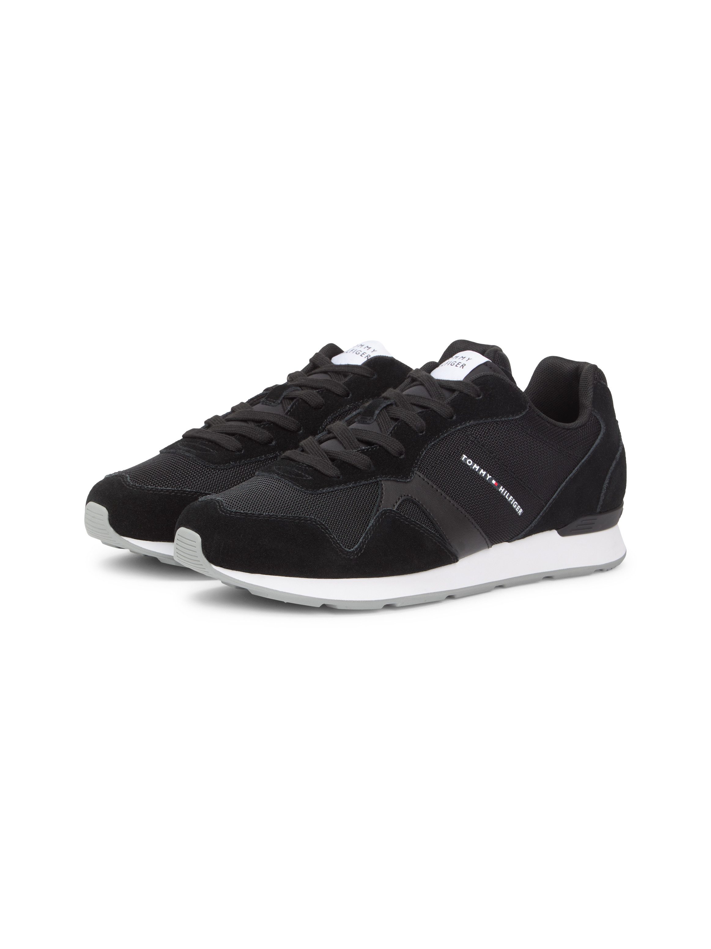 Tommy Hilfiger RUNNER ICON MIX Sneaker, Freizeitschuh, Halbschuh, Schnürschuh mit seitlichem Logoschriftzug