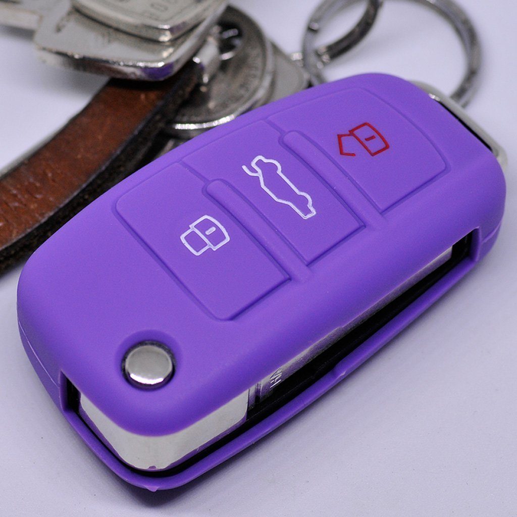 mt-key Schlüsseltasche Autoschlüssel Softcase Silikon Schutzhülle günstig online kaufen