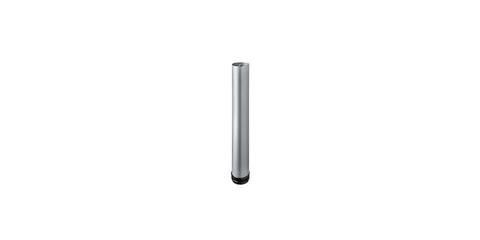 Hettich Möbelfuß Hettich Möbelfuß 6,0 x 40 - 43 cm Aluminium-Optik