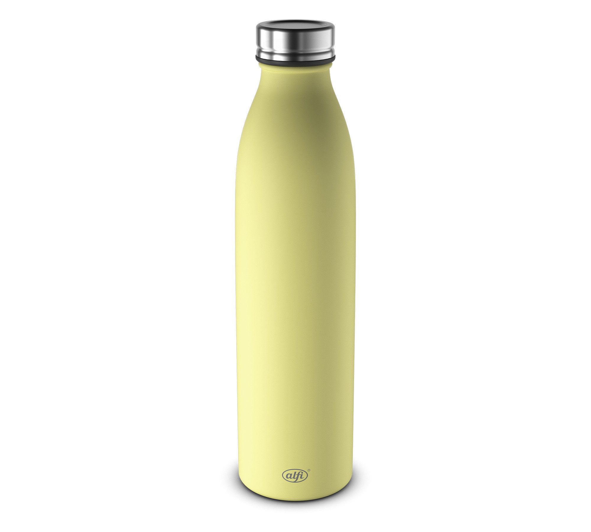 Alfi Isolierflasche PURE BOTTLE, aus doppelwandigem Edelstahl, spülmaschinenfest, 0,75l, 24h kalt, Pulverbeschichtung, absolut dicht bei Kohlensäure