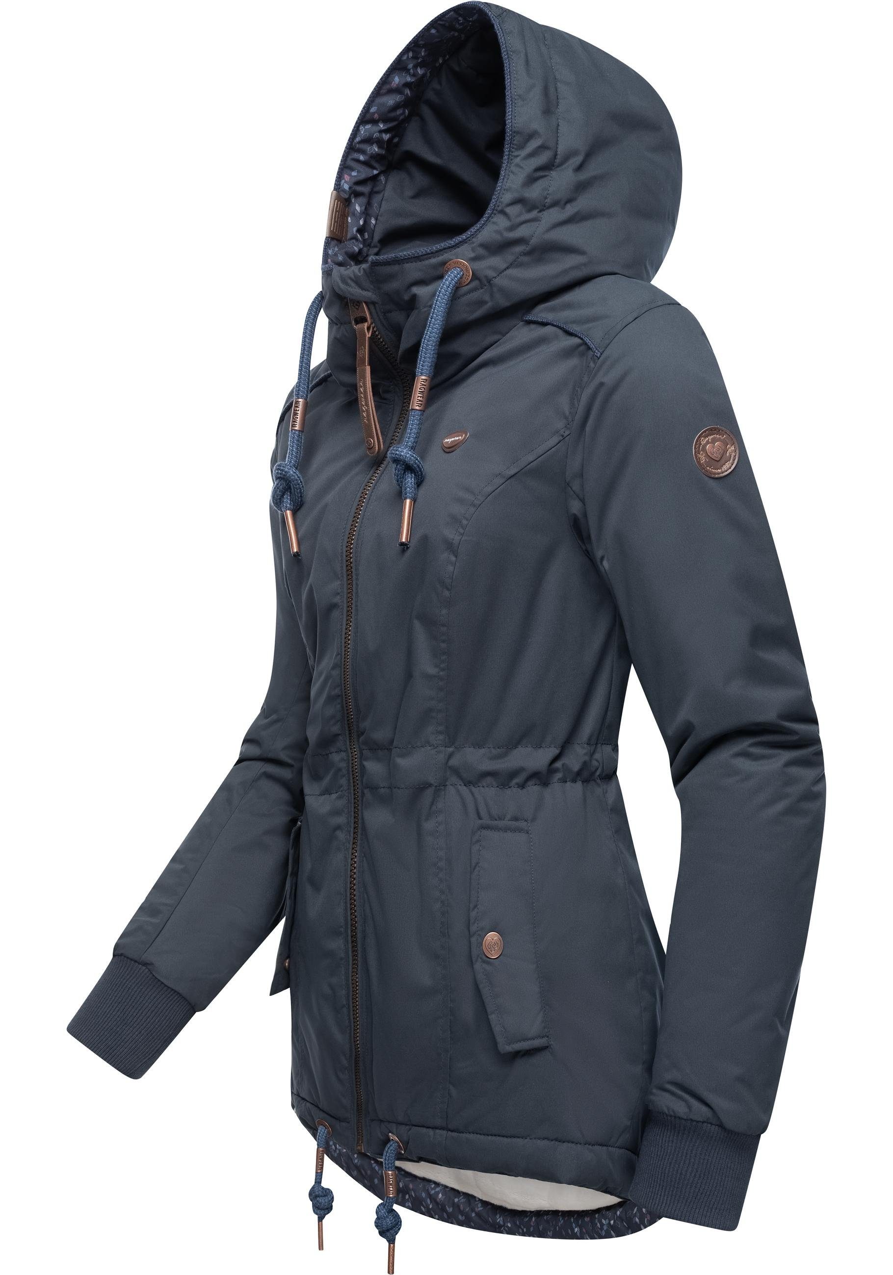 Ragwear Winterjacke YM-Danka stylische Winter Outdoorjacke mit Kapuze günstig online kaufen