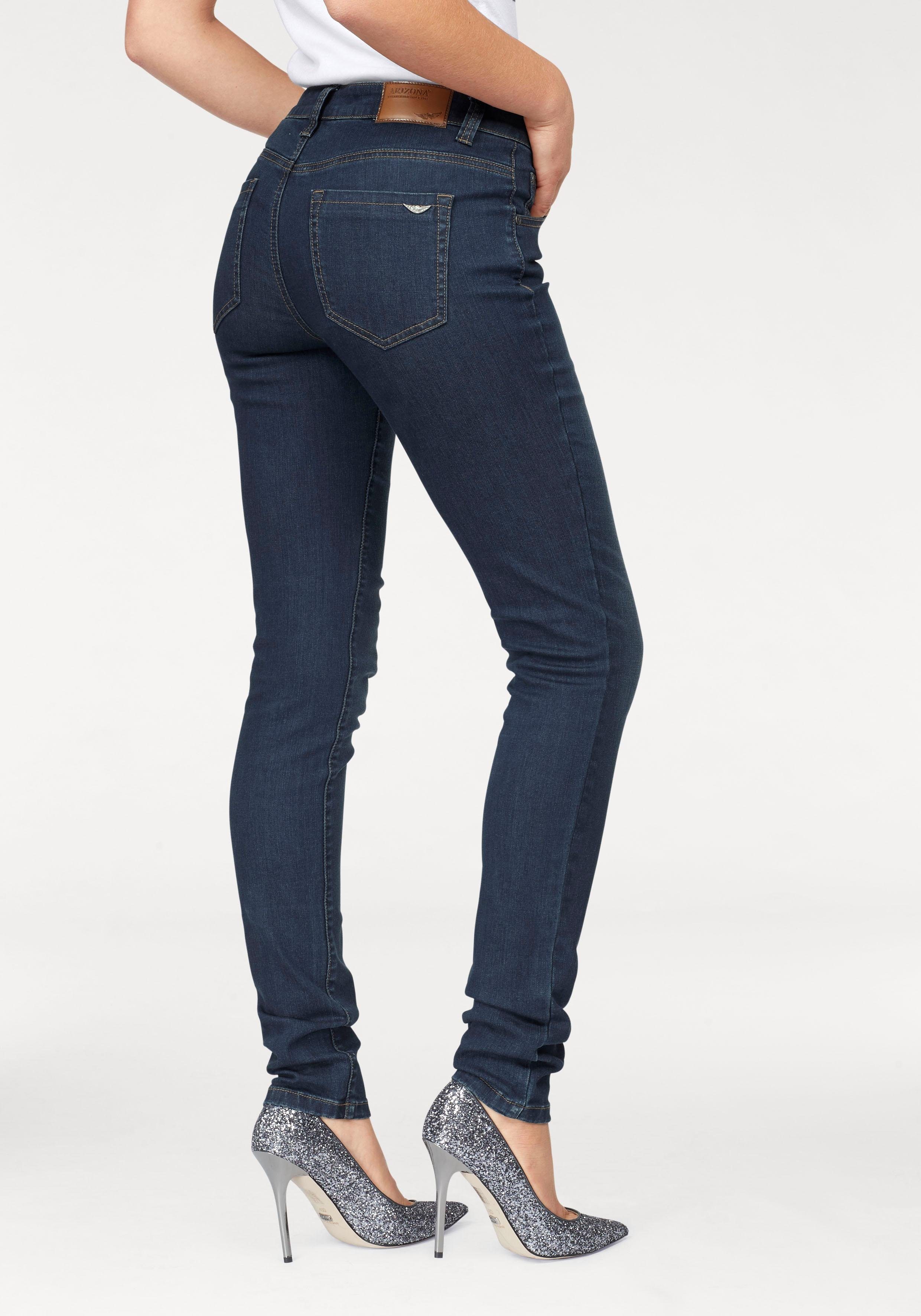 Arizona Slim-fit-Jeans "Curve-Collection", hohe Leibhöhe, Five-Pocket-Desig günstig online kaufen