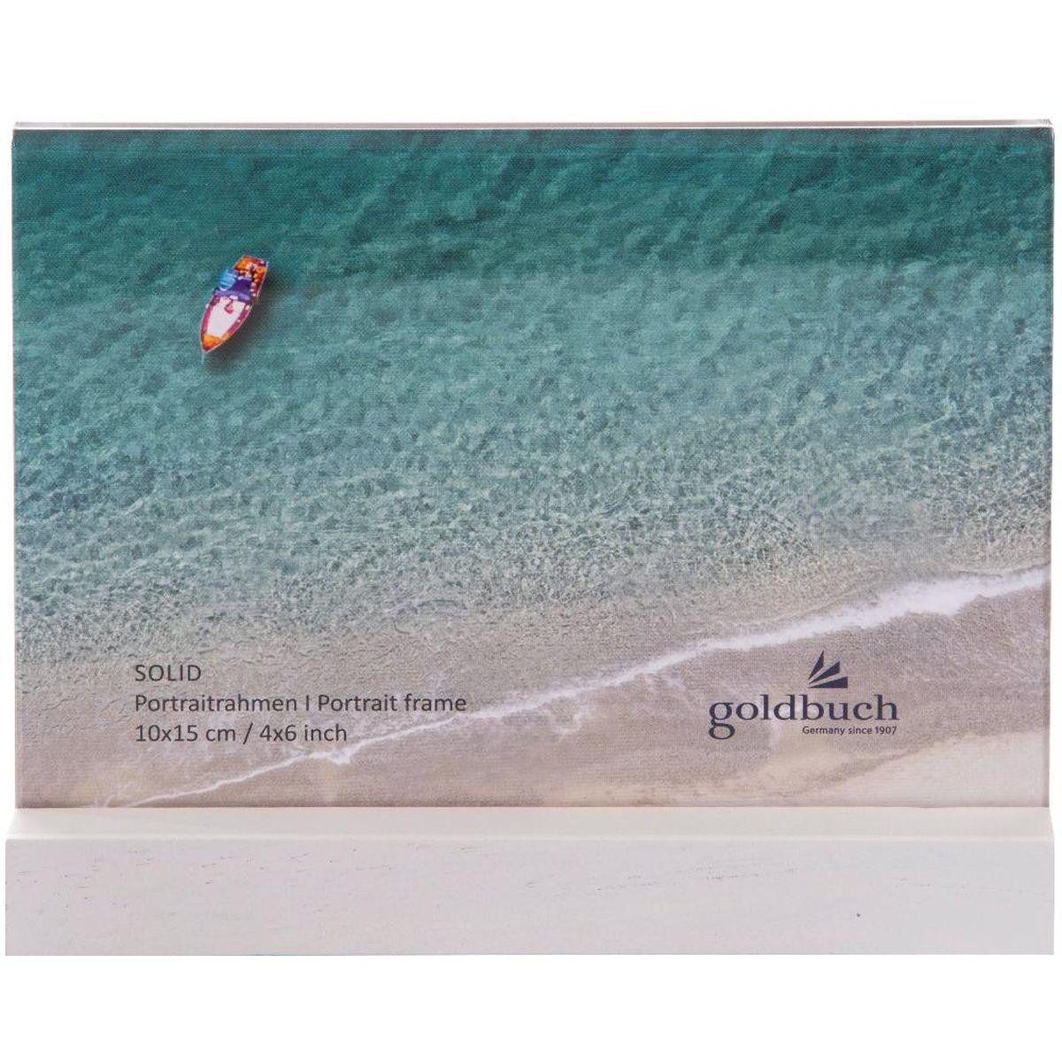 Goldbuch Bilderrahmen 950022 Solid 10x15cm weiß
