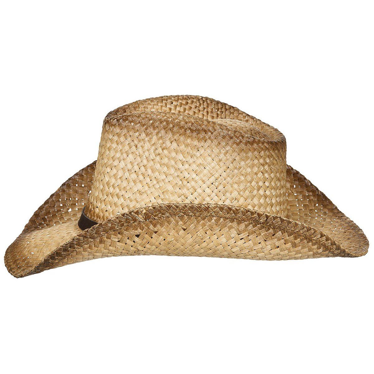 FoxOutdoor Strohhut Strohhut, braun mit Kopfband elastischem Hutband